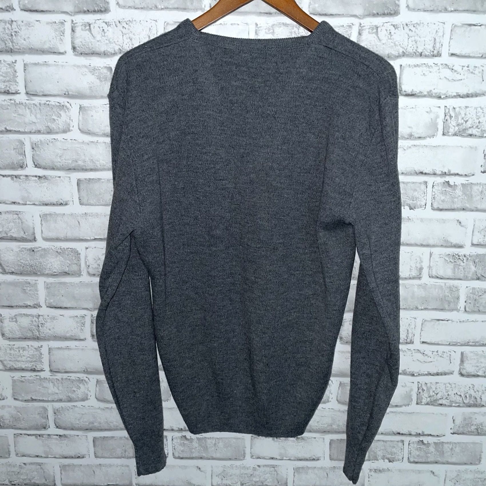 Vintage Puritan Sweater Mens V-Neck Pullover XL Gray USA Shirt Size US XL / EU 56 / 4 - 5 Thumbnail