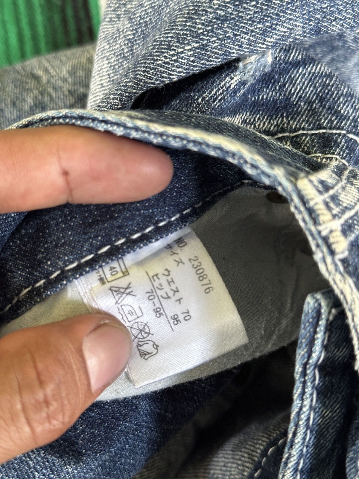 Kapital Distress Denim Jessy Logan HoneyComb Style 34x39 Size US 34 / EU 50 - 8 Thumbnail