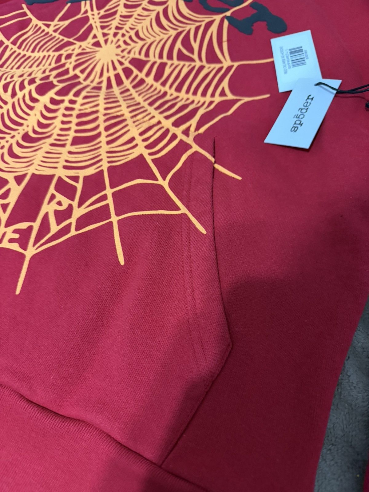 Sp5der SP5DER RED OG WEB V2 HOODIE Size US L / EU 52-54 / 3 - 5 Thumbnail