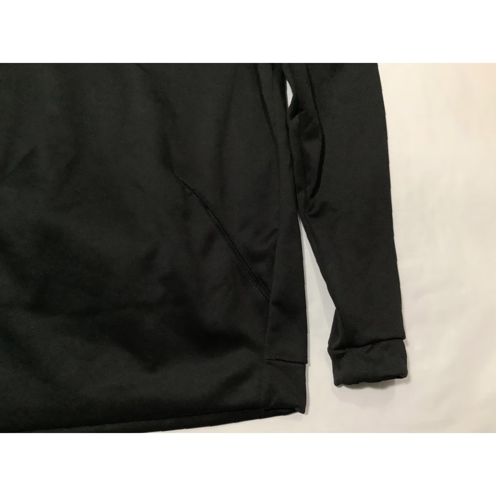 Nike Nike Hoodie Mens Small Black Dri-FIT Pullover Sweatshirt Front Pockets Graphic Print Swoosh CASE Study Program Sports Size US S / EU 44-46 / 1 - 4 Thumbnail