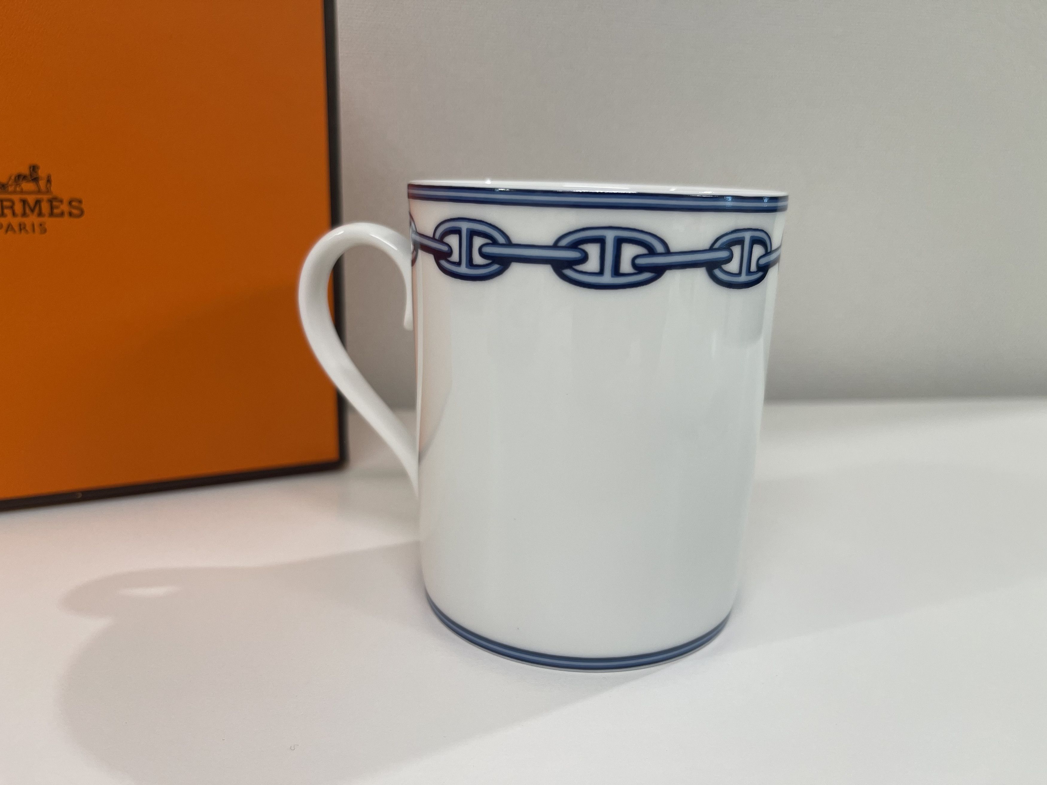 Hermes Hermes Chaine D'Ancre Blue Hawaii Limited Mug Cup 1P Size ONE SIZE - 4 Thumbnail