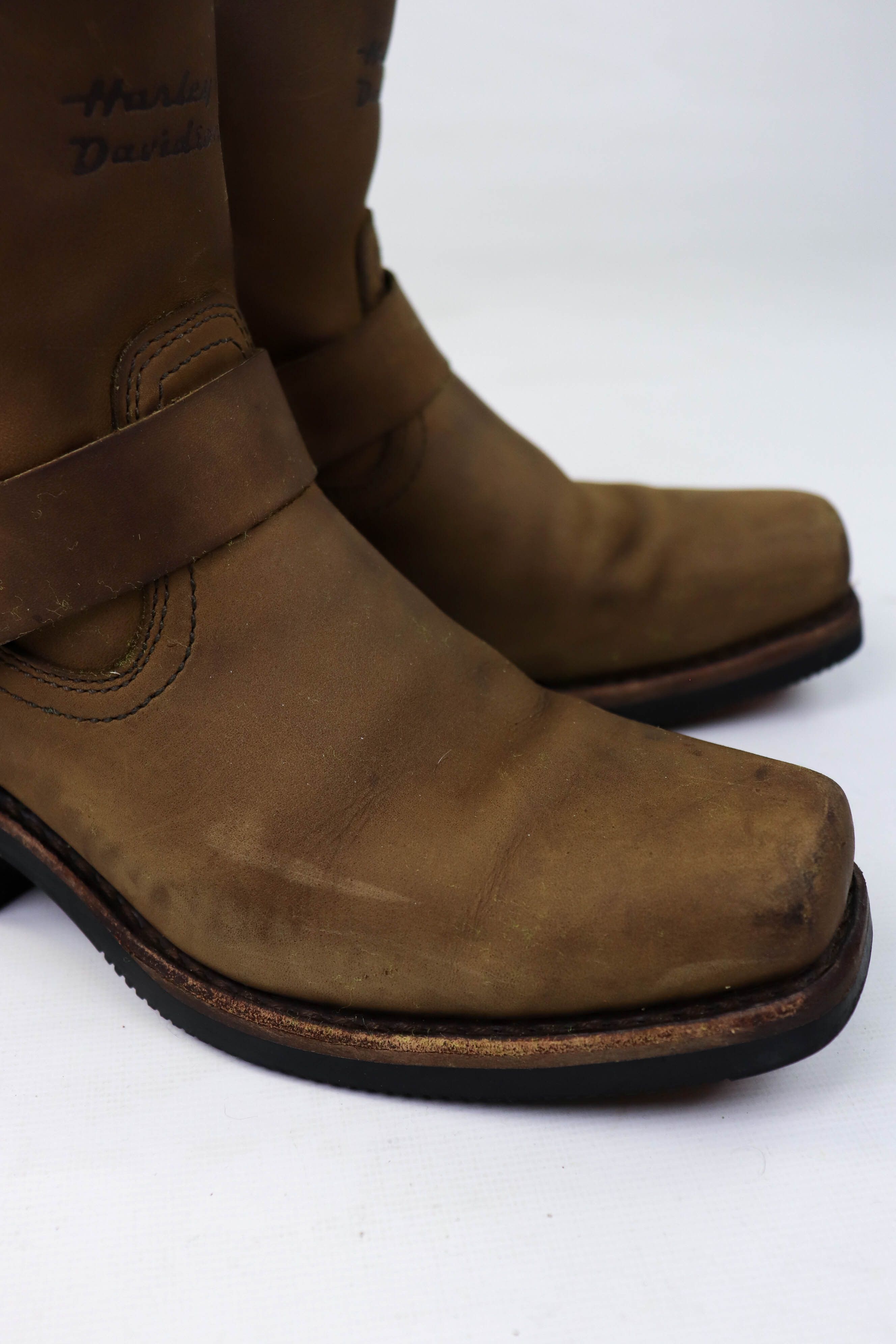 Harley Davidson Harley-Davidson Abbington Harness Leather Motorcycle Boots Size US 8.5 / IT 38.5 - 11 Thumbnail