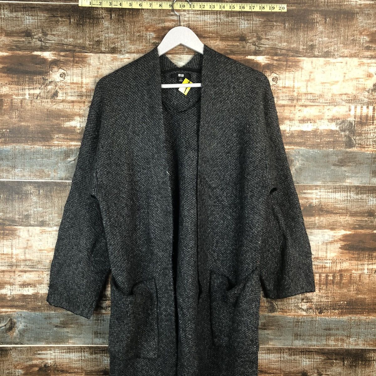 Homespun Knitwear Uniqlo Grey long Cardigan Knitwear #A2275 Size US S / EU 44-46 / 1 - 2 Thumbnail