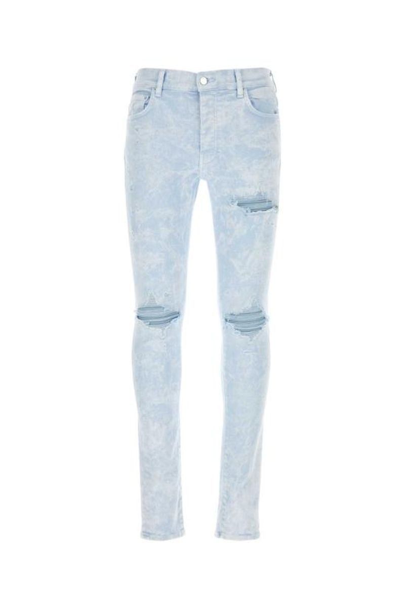 Amiri o1gr1nt0924 Mineral Wash MX1 Jeans in Baby Blue Size US 36 / EU 52 - 1 Thumbnail