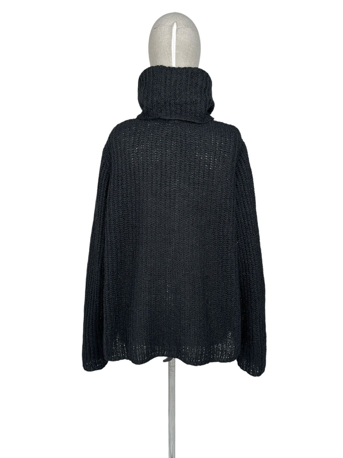 Other HINDAHL & SKUDELNY Avant Garde Mohair High Neck Knit Sweater Size M / US 6-8 / IT 42-44 - 2 Thumbnail