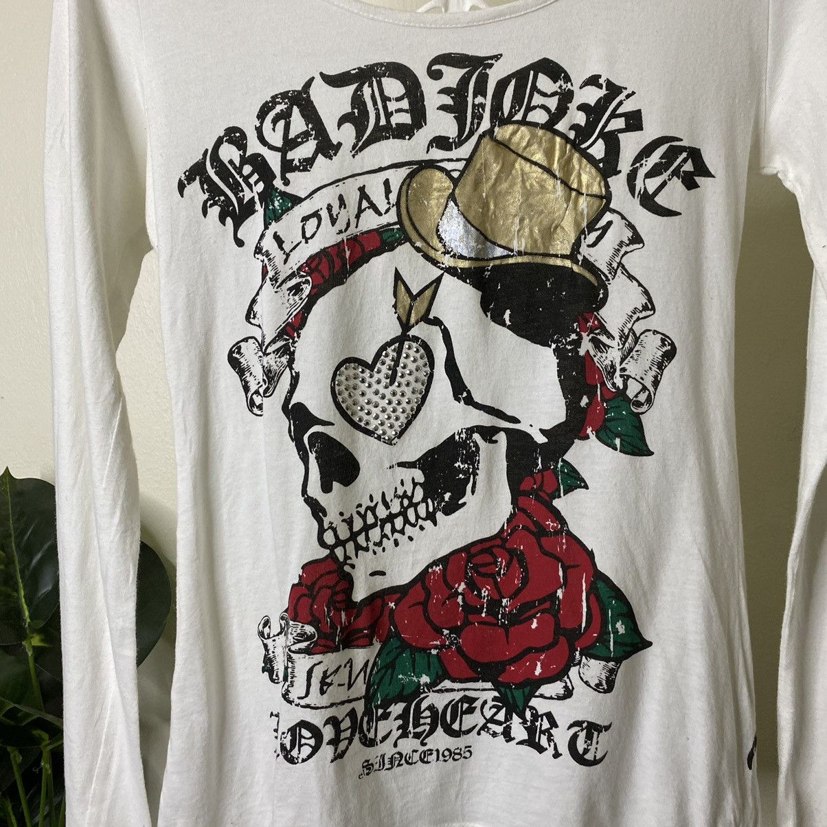 Affliction × Seditionaries Thousand Skulls Ed Hardy Style Seditionaries Punk L/S Tee Size XS / US 0-2 / IT 36-38 - 2 Thumbnail