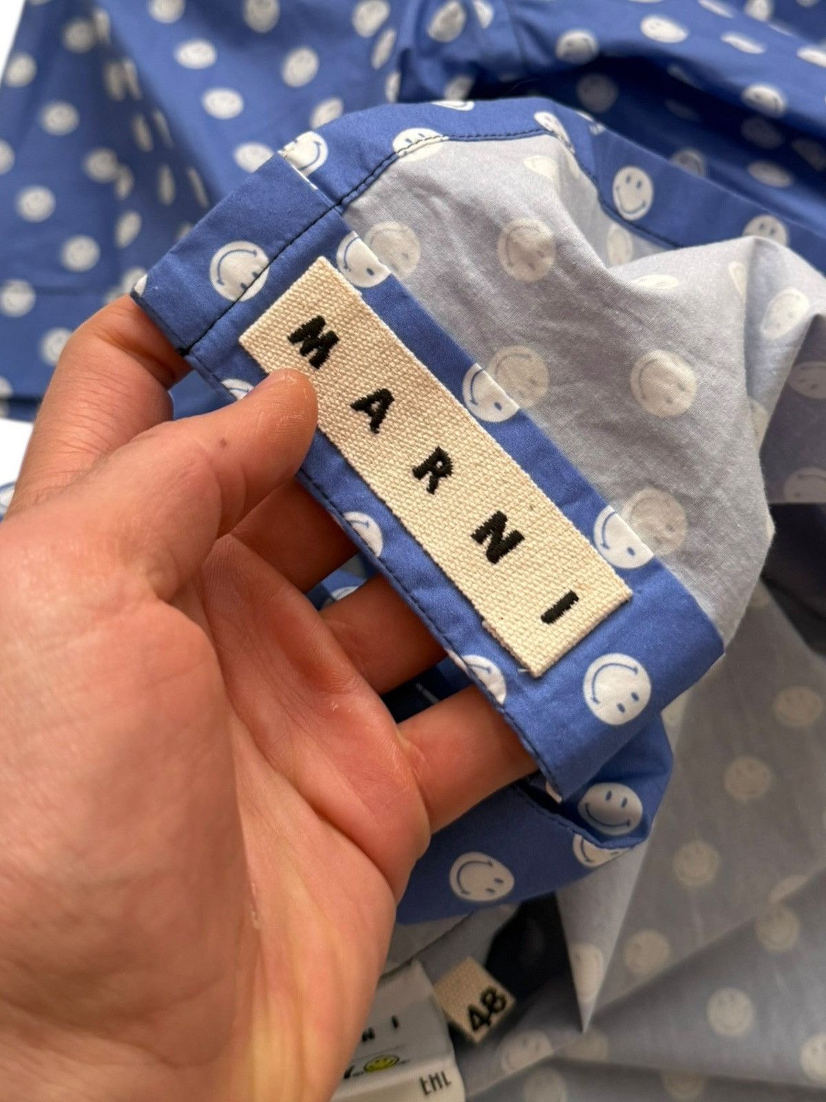 Marni Smiley Light Summer Shirt Size US M / EU 48-50 / 2 - 11 Thumbnail