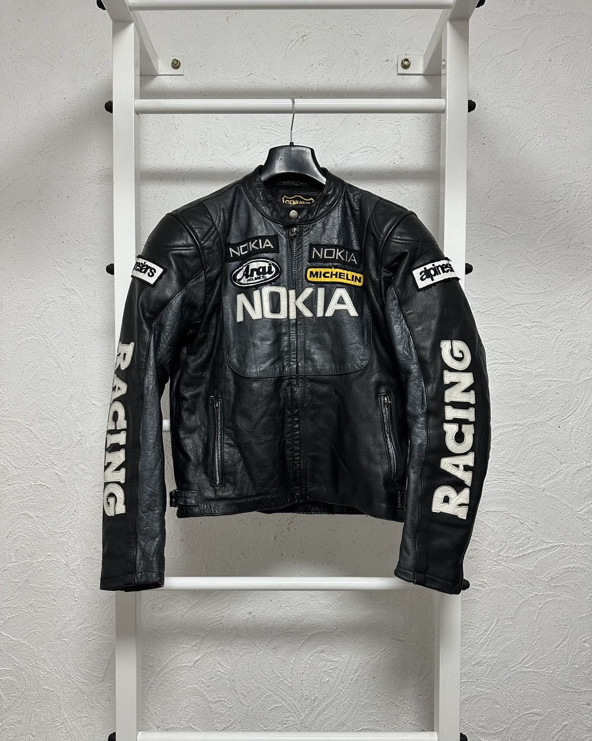 Alpinestars Vintage Alpinestars Nokia Men’s Leather Motorcycle Size M Size US M / EU 48-50 / 2 - 1 Thumbnail