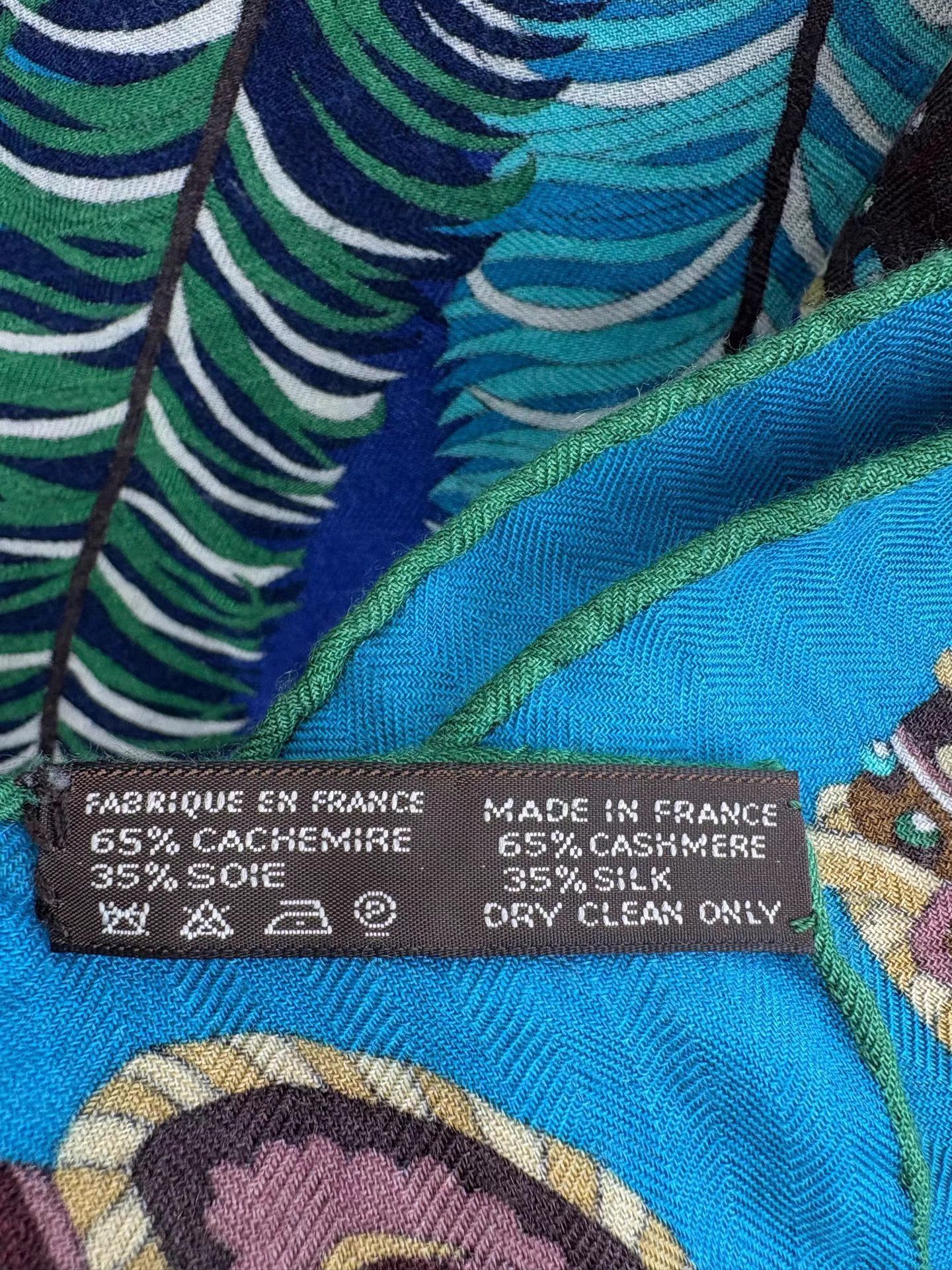 Hermes HERMES Mars Protection Cashmere Scarf K1 Size ONE SIZE - 4 Thumbnail