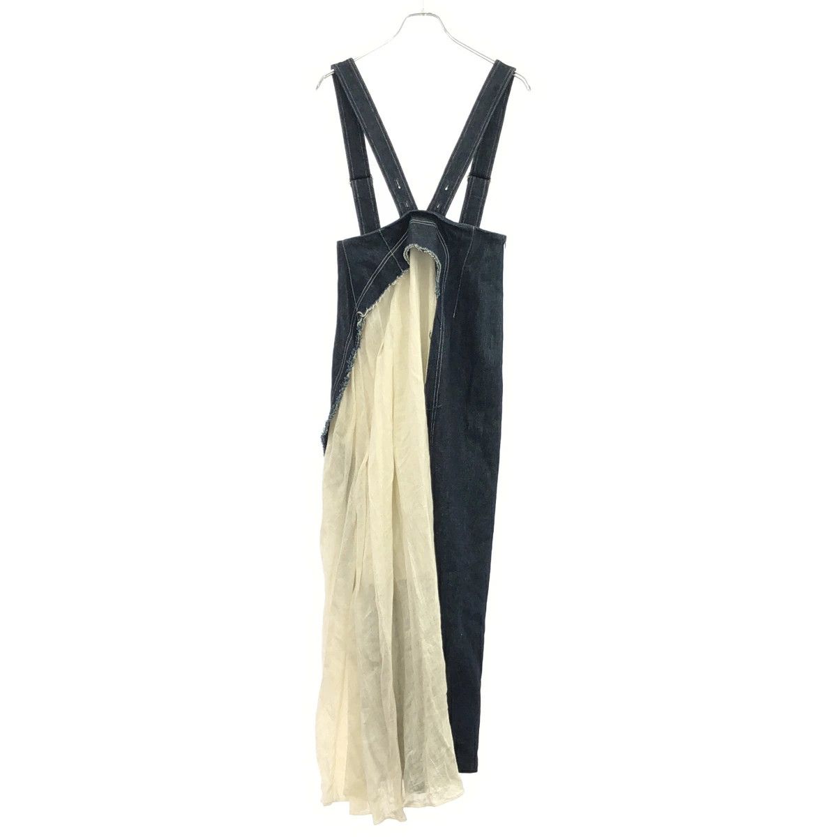 Yohji Yamamoto Y's Yohji Yamamoto YN-S01-004 Switch Overalls Dress Size US XXL / EU 58 / 5 - 2 Thumbnail