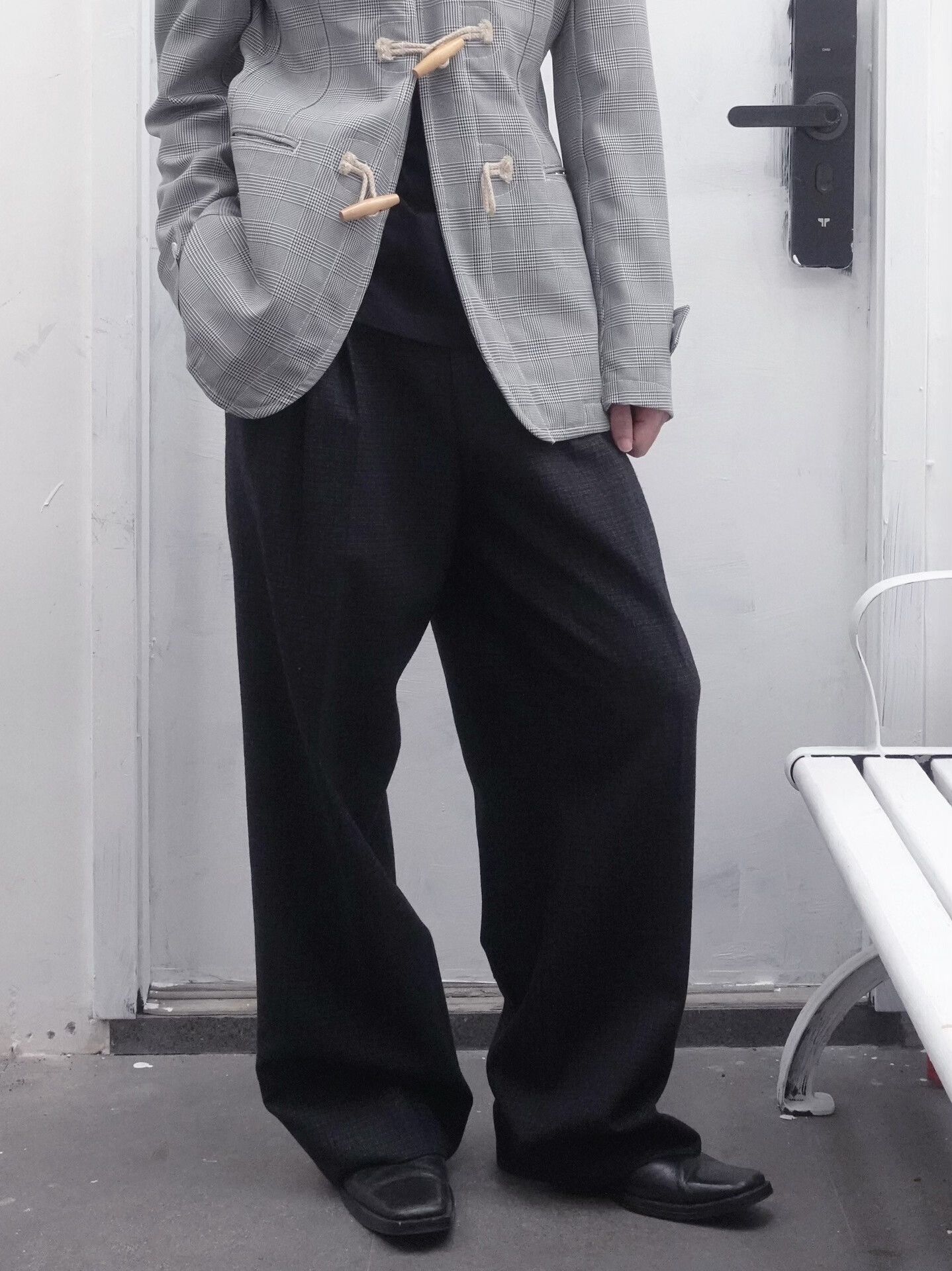 Raf Simons Raf Simons AW1998 Wool Trousers Size US 30 / EU 46 - 1 Thumbnail