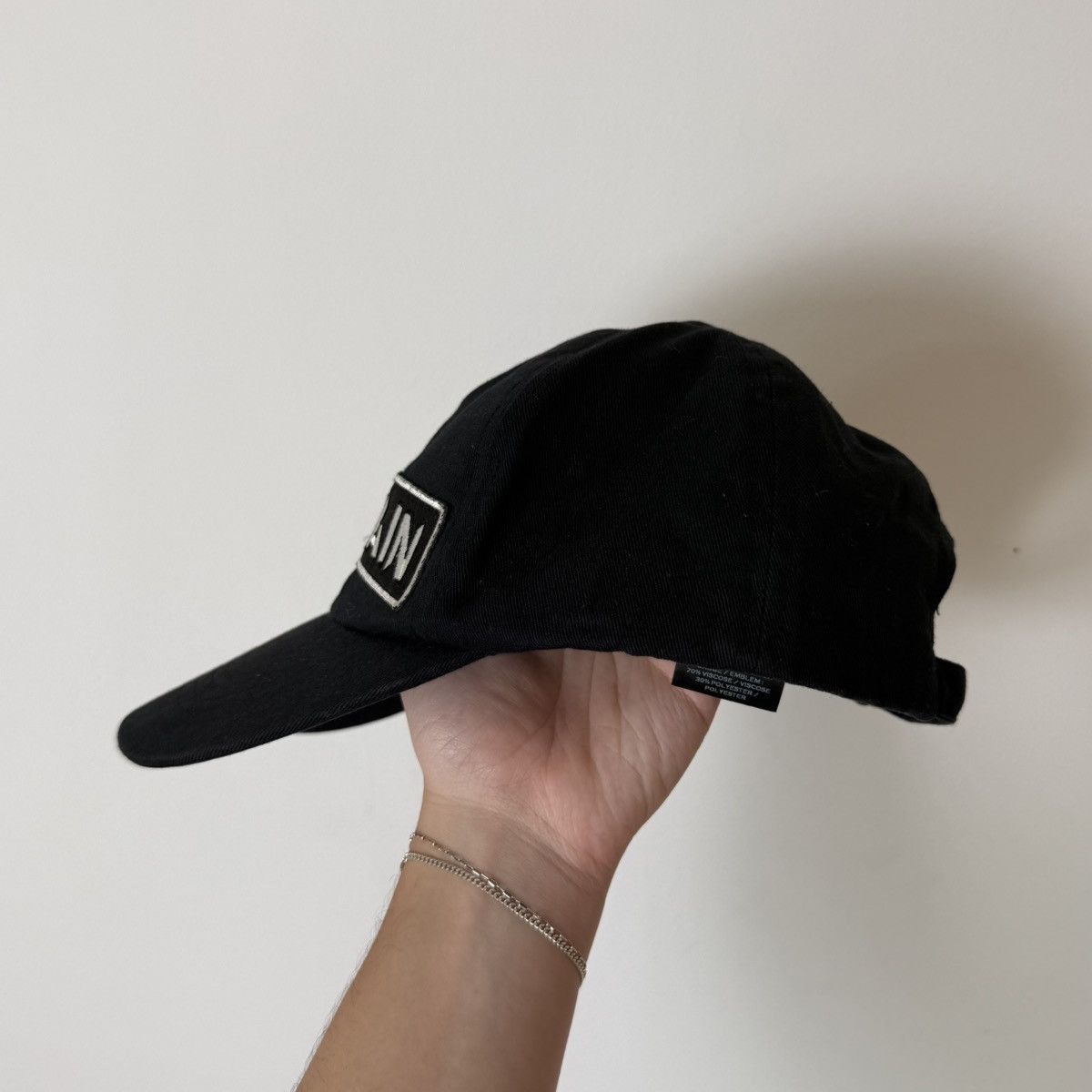 Balmain Balmain Embroidered Futuristic Logo Baseball Cap Hat Rare Size ONE SIZE - 4 Thumbnail