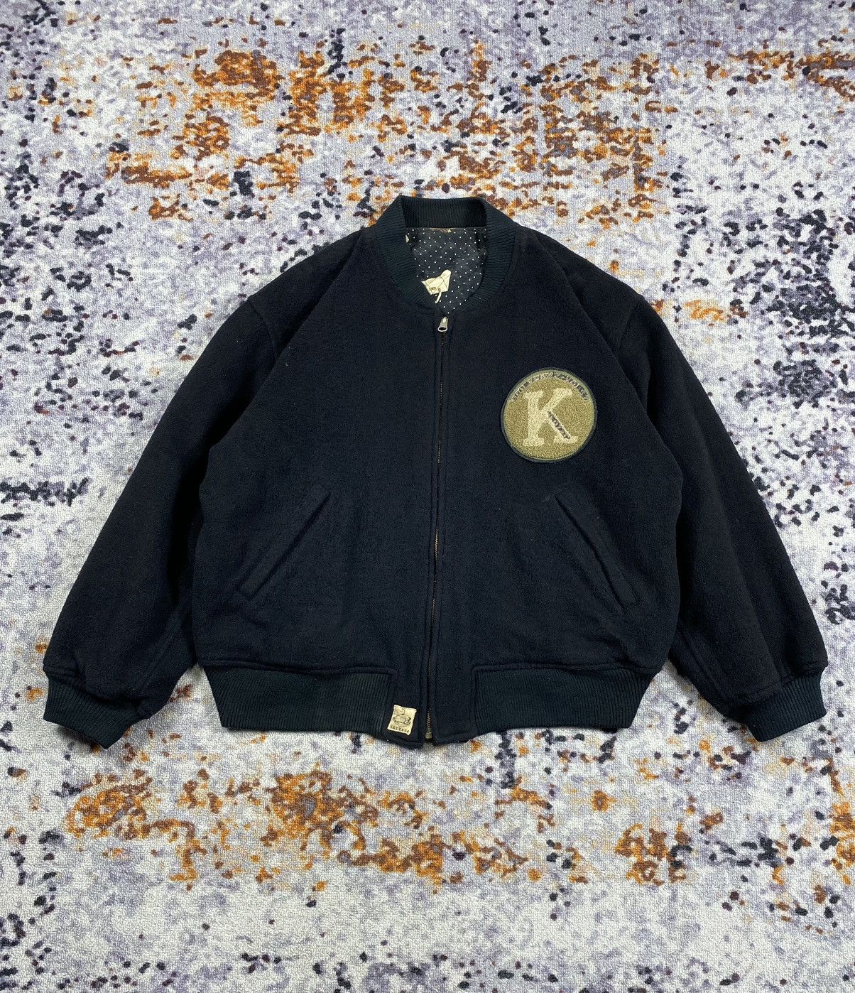 Beauty Beast × Japanese Brand × Vintage Vtg Ketty.sa Bomber Jacket Woll Revesible Balck Size US L / EU 52-54 / 3 - 1 Thumbnail