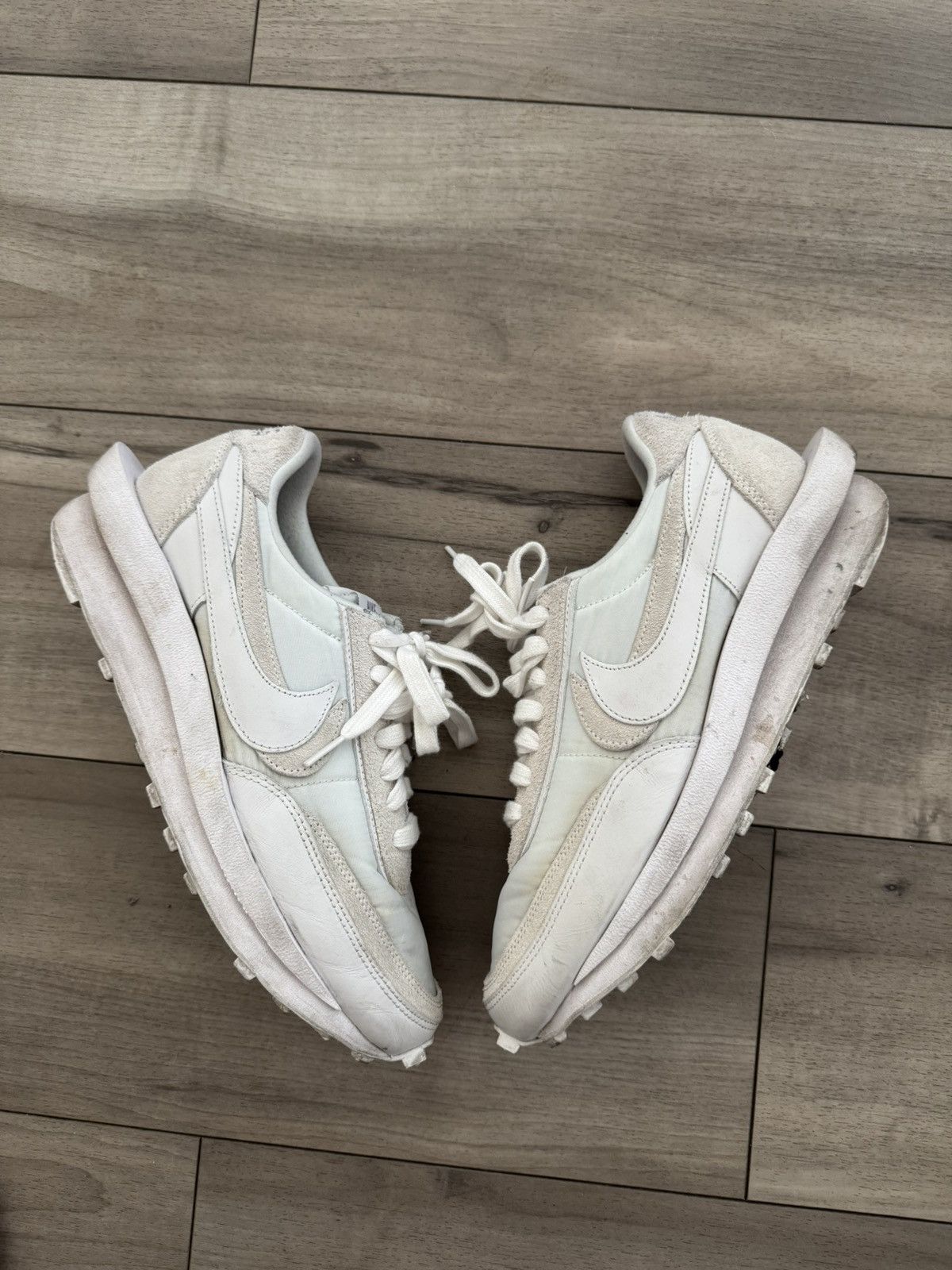 Nike × Sacai Nike Sacai Waffle nylon *white colorway* *steal* Size US 10 / EU 43 - 2 Thumbnail