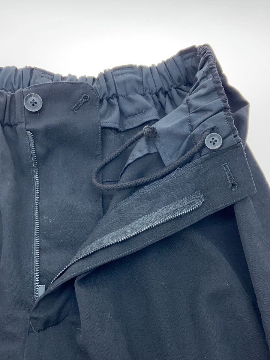 Yohji Yamamoto YOHJI YAMAMOTO POUR HOMME GABARDINE U-GATHER CROPPED PANTS Size US 29 - 3 Thumbnail