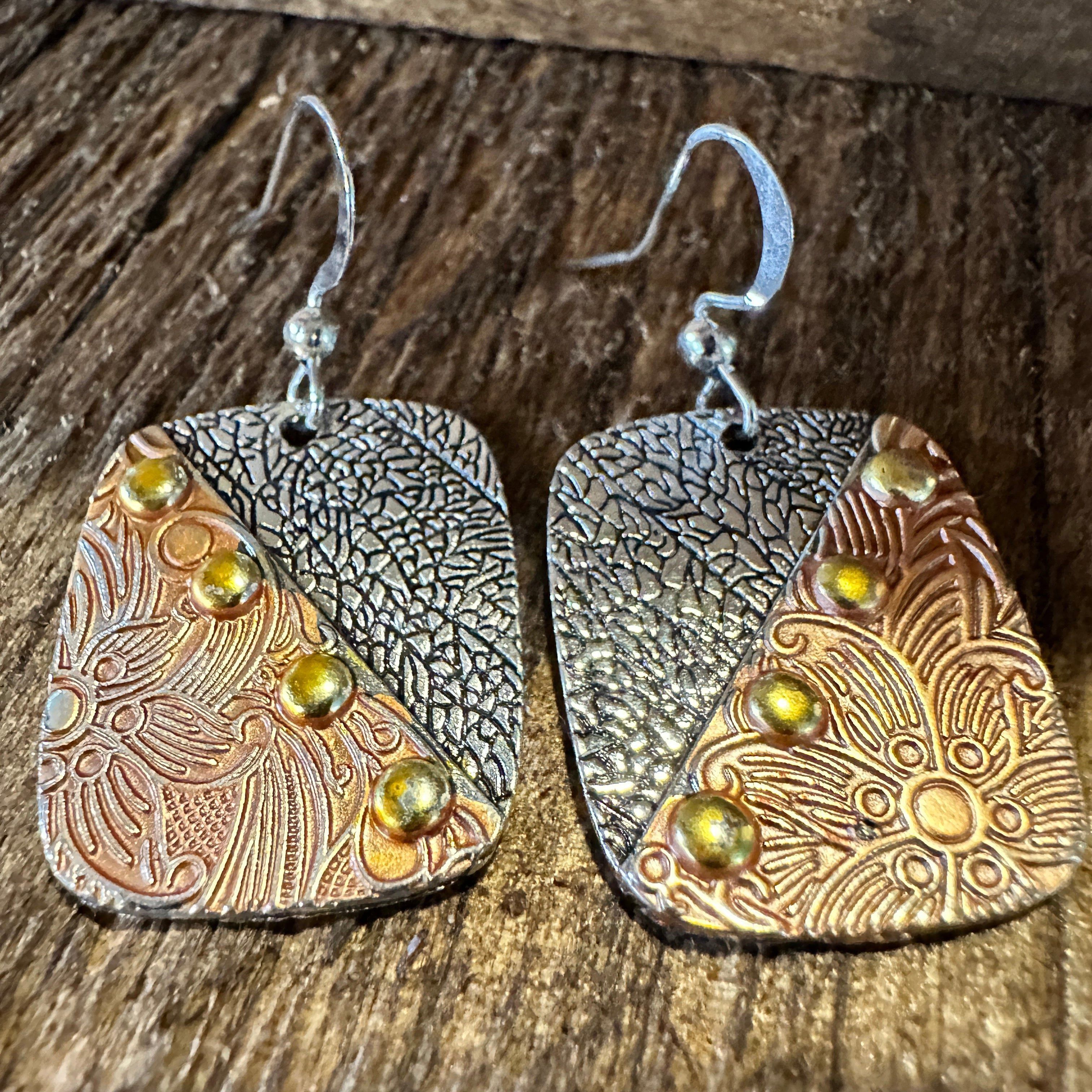 Other Handmade Bohemian Chic Copper Dangle Earring, Retro Ethnic S Size ONE SIZE - 5 Thumbnail
