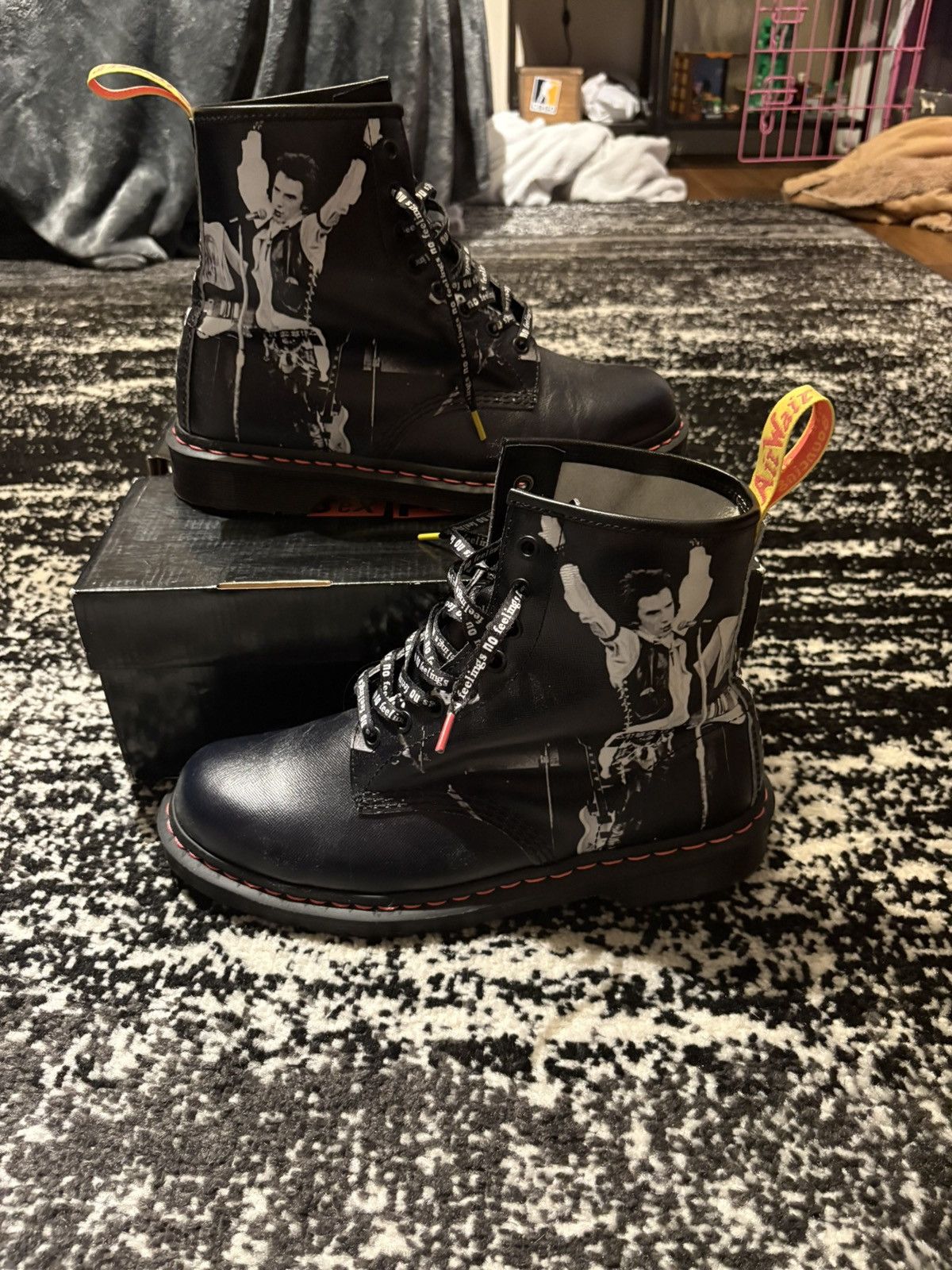 Dr. Martens Dr.Martens Sex Pistols high boots Size US 10 / EU 43 - 2 Thumbnail