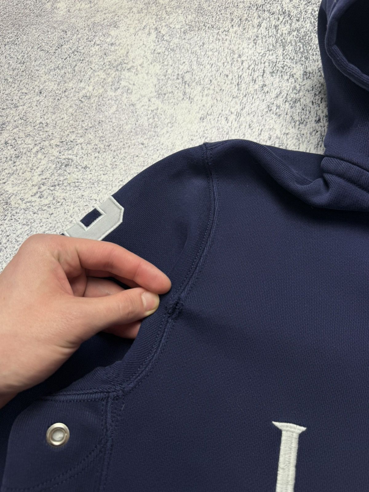 Polo Ralph Lauren Vintage Polo Ralph Lauren Dirty Distressed Hoodie Y2K Size US L / EU 52-54 / 3 - 8 Thumbnail