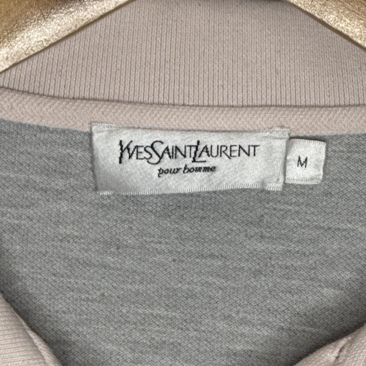 Yves Saint Laurent Yves Saint Laurent Polo Shirt Spellout Logo T shirt Size US L / EU 52-54 / 3 - 5 Thumbnail