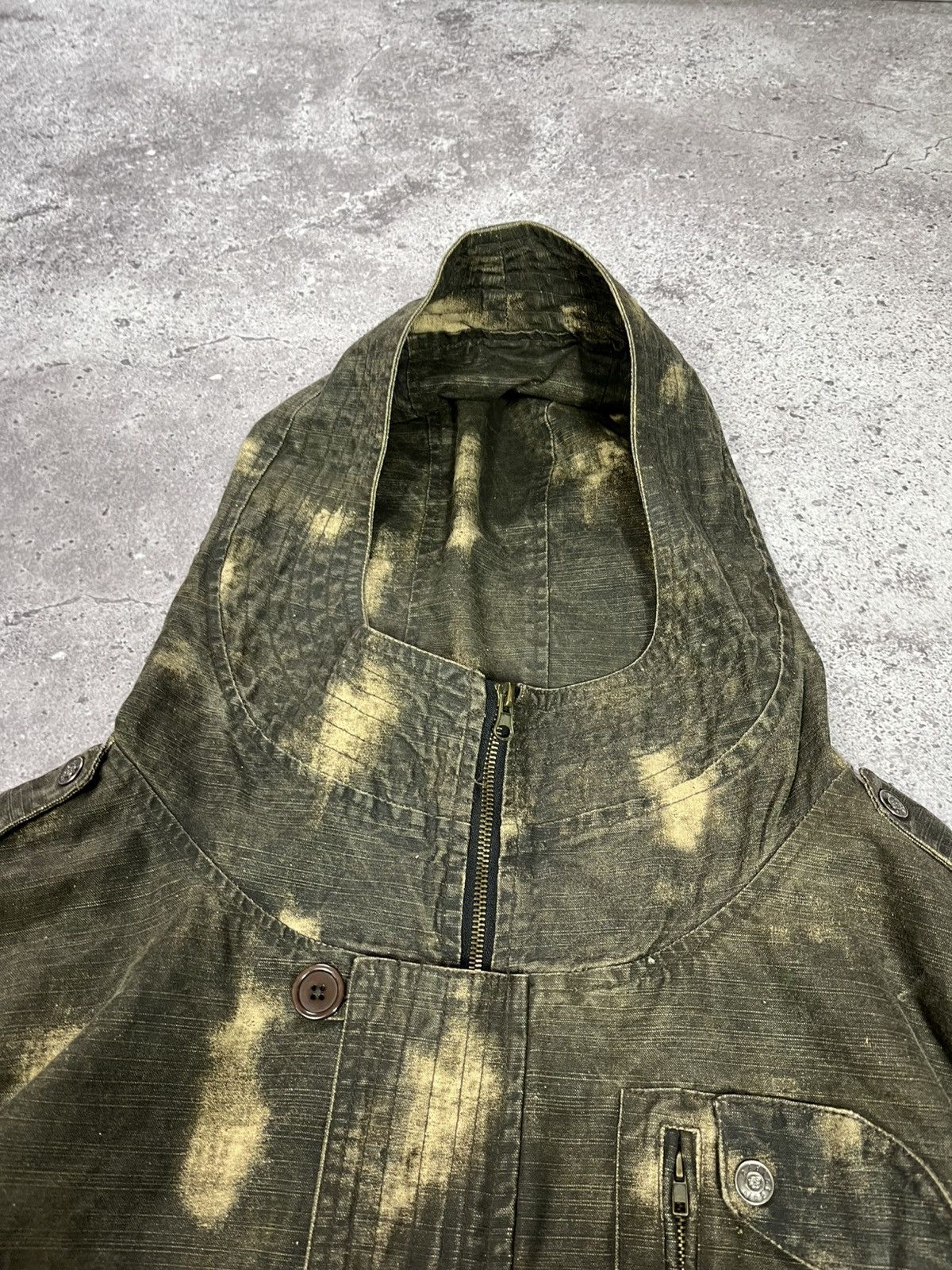 Japanese Brand Addictdol Camo Rick Owens style military jacket Size US M / EU 48-50 / 2 - 3 Thumbnail