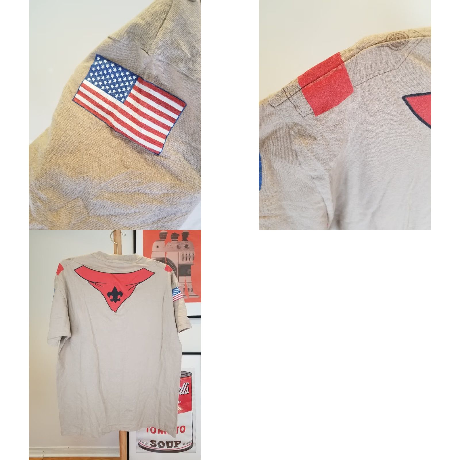 Anvil VINTAGE Boy Scouts of America SINGLE STITCH ANVIL COTTON T-SHIRT SZ XLARGE Size US XL / EU 56 / 4 - 8 Thumbnail