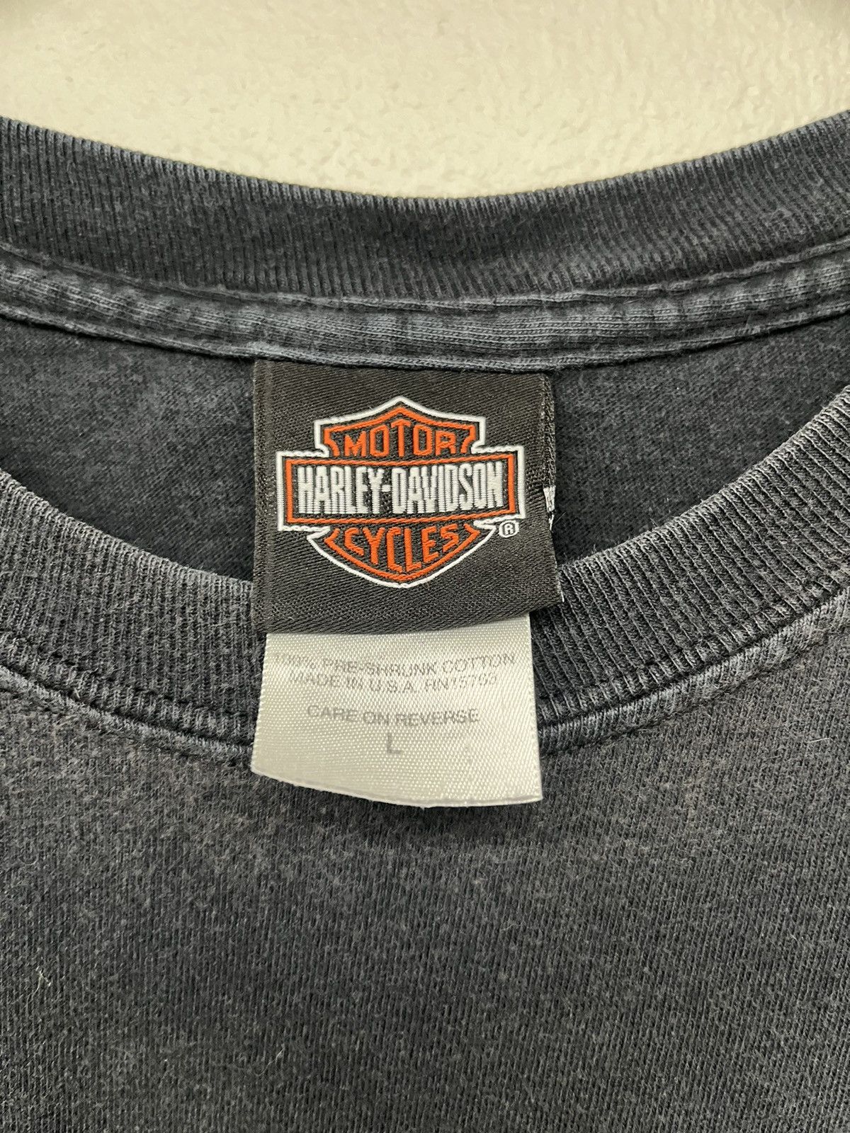 Harley Davidson Vintage Harley Davidson Joker Clown Pocket Tshirt Size US L / EU 52-54 / 3 - 3 Thumbnail