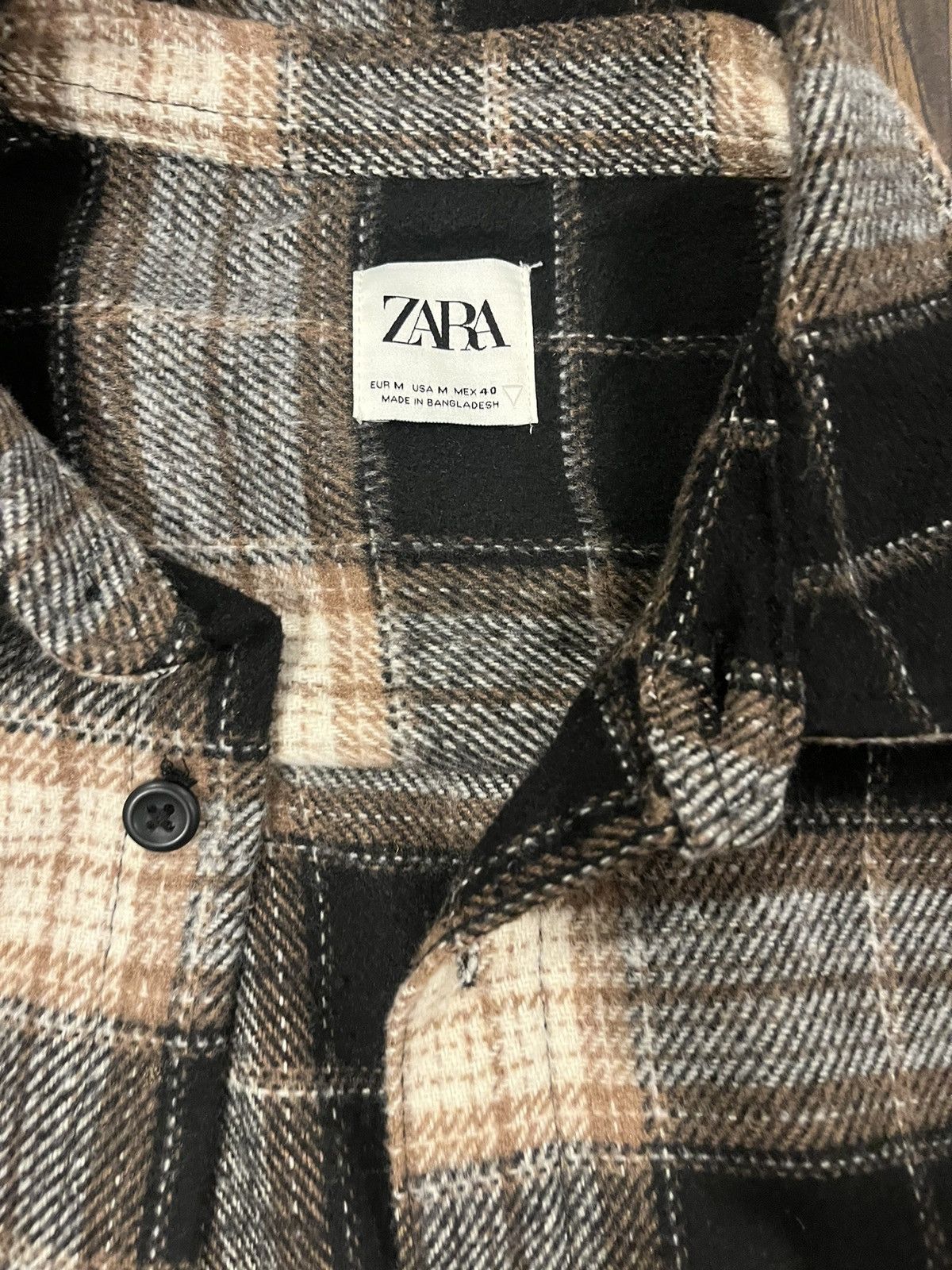 Zara Zara Wool Button Up Size US M / EU 48-50 / 2 - 3 Thumbnail