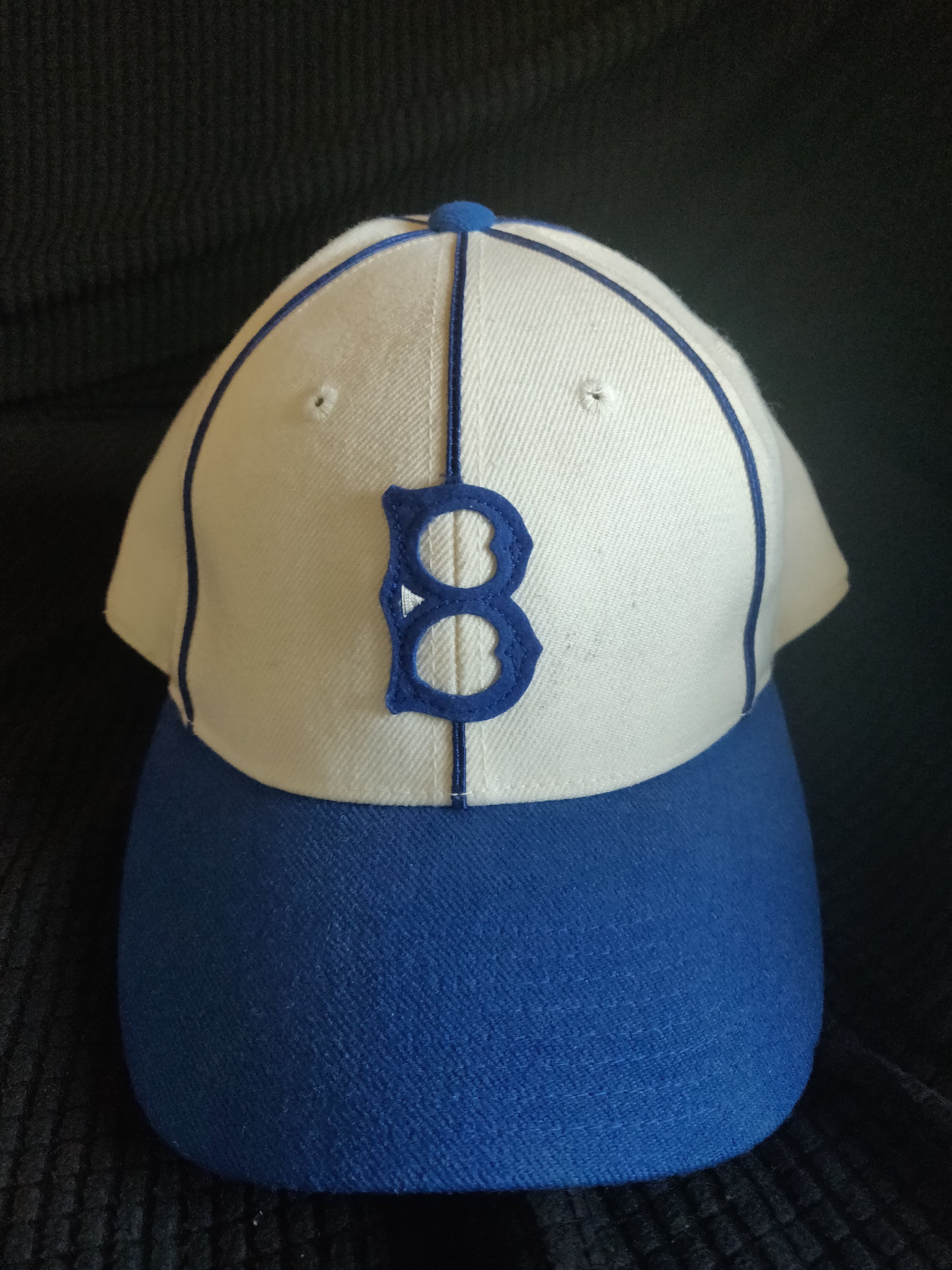 Brooklyn Dodgers blue logo snap back hat by American Needle