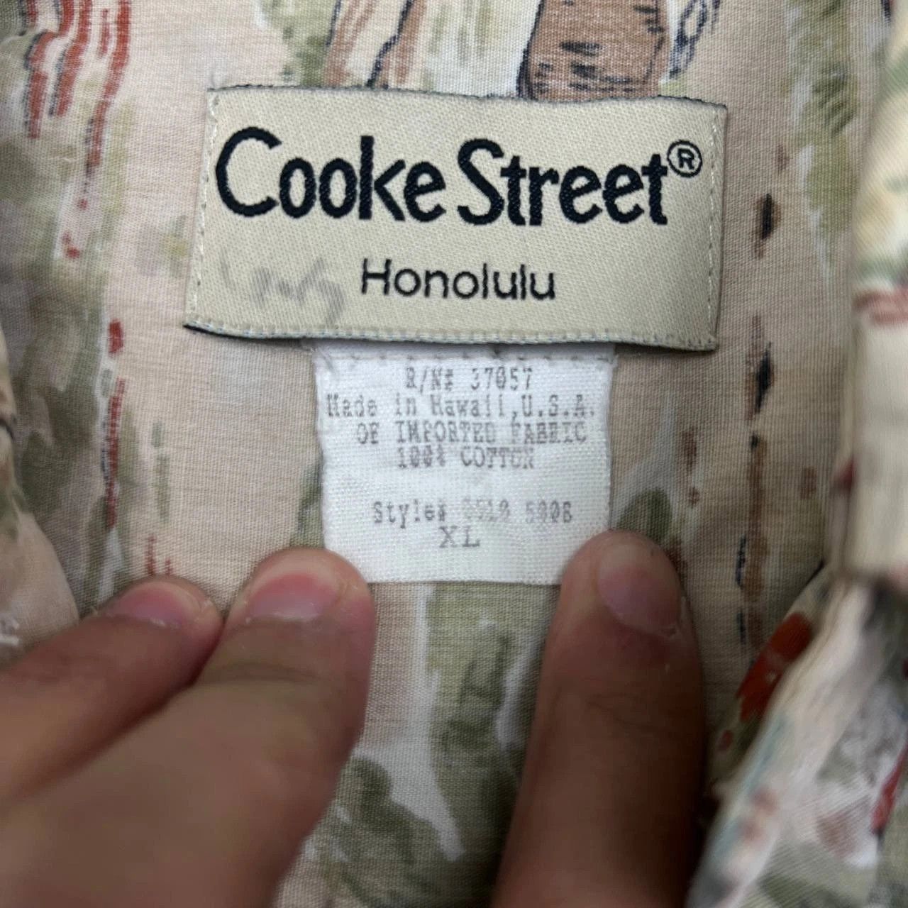 Other Cooke Street Shirt Men Hawaiian Button Up XL Cotton Size US XL / EU 56 / 4 - 7 Thumbnail