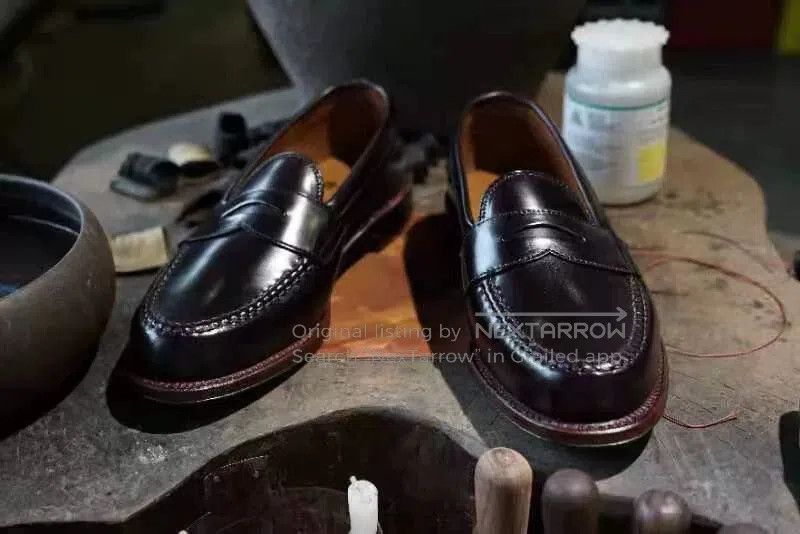 Alden ALDEN Shell Cordovan Loafers Color 8. Size US 8 / EU 41 - 3 Thumbnail