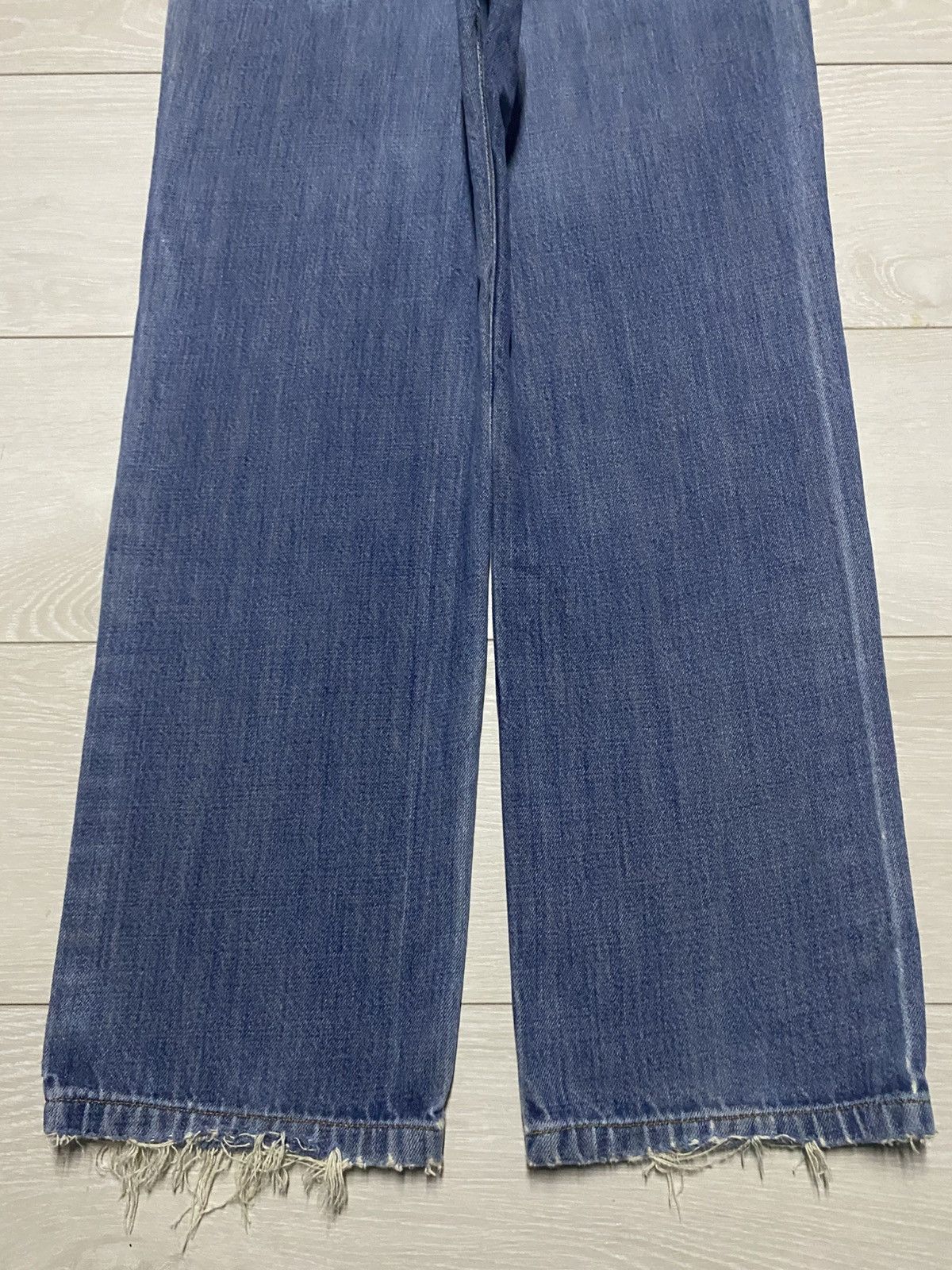 Levi's Made & Crafted Vintage Levis Signature Blue Wash Distressed Loose Jeans Size US 29 - 6 Thumbnail