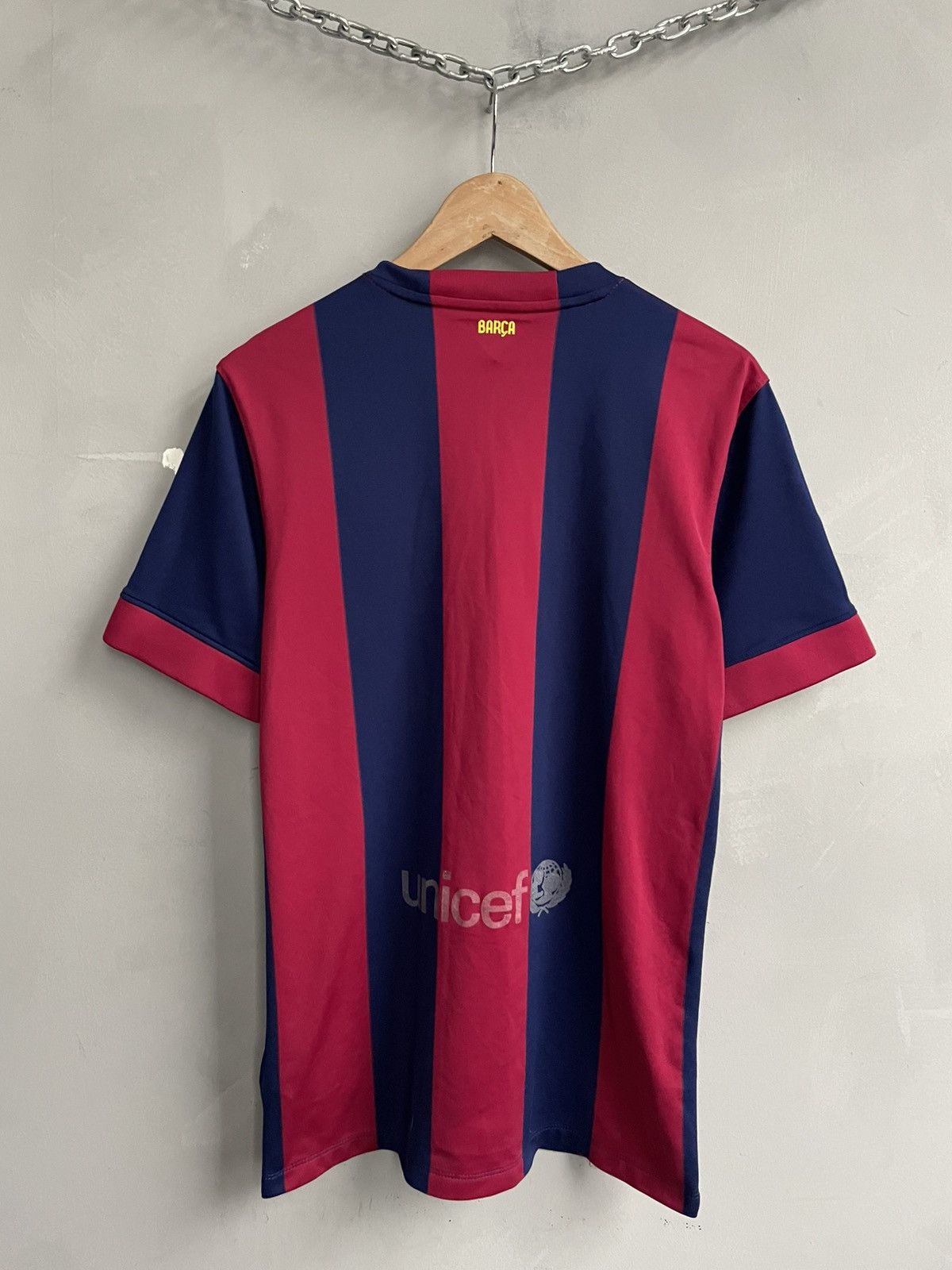 Nike Nike Soccer FC Barcelona Qatar Airways Dri-fit Y2K Style Size US M / EU 48-50 / 2 - 8 Thumbnail