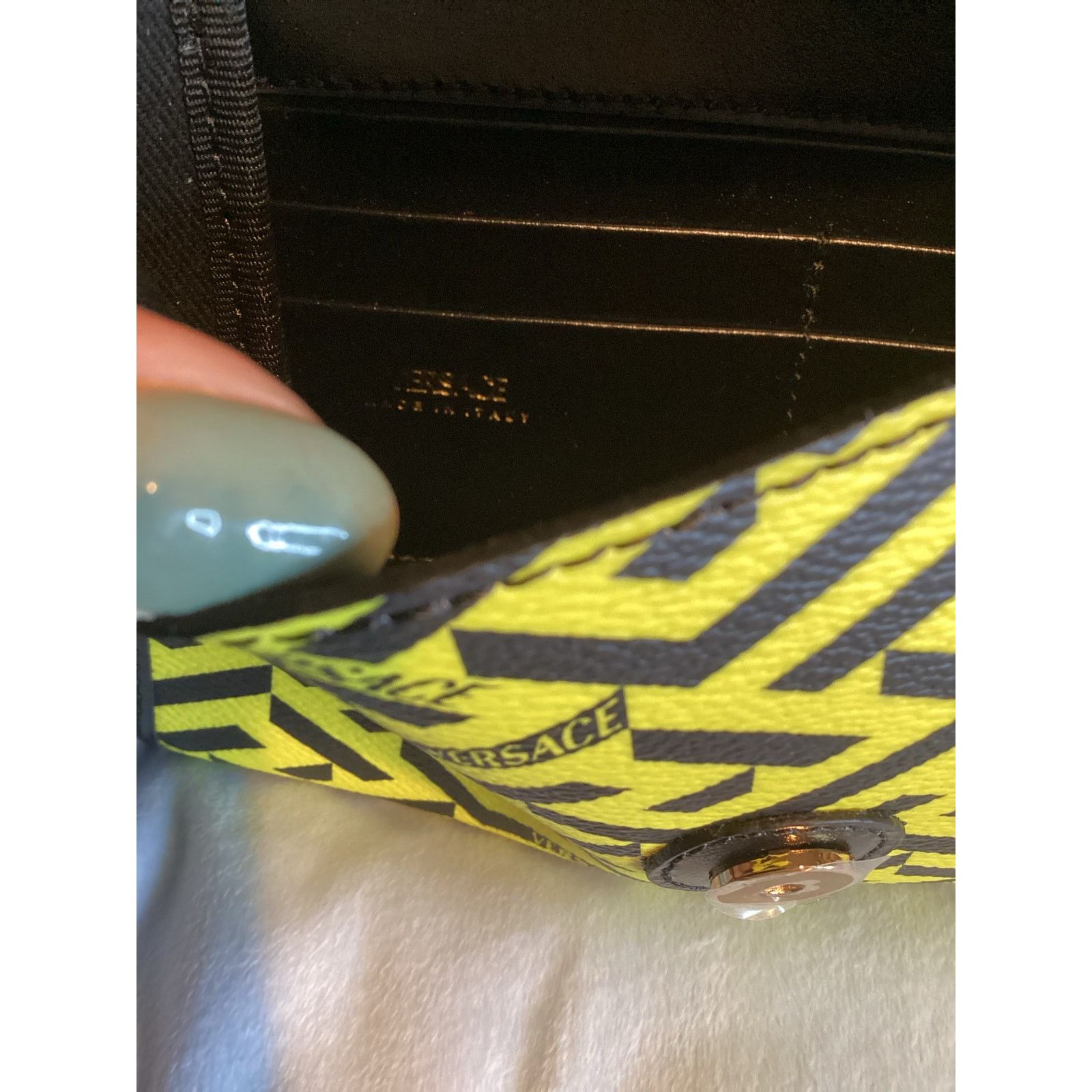 Versace Coated Canvas La Greca Signature crossbody bag Size ONE SIZE - 7 Thumbnail