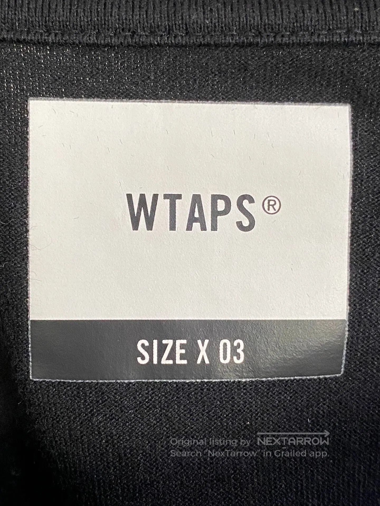 Wtaps WTAPS Logo Print Long Sleeve T. Size US L / EU 52-54 / 3 - 7 Thumbnail