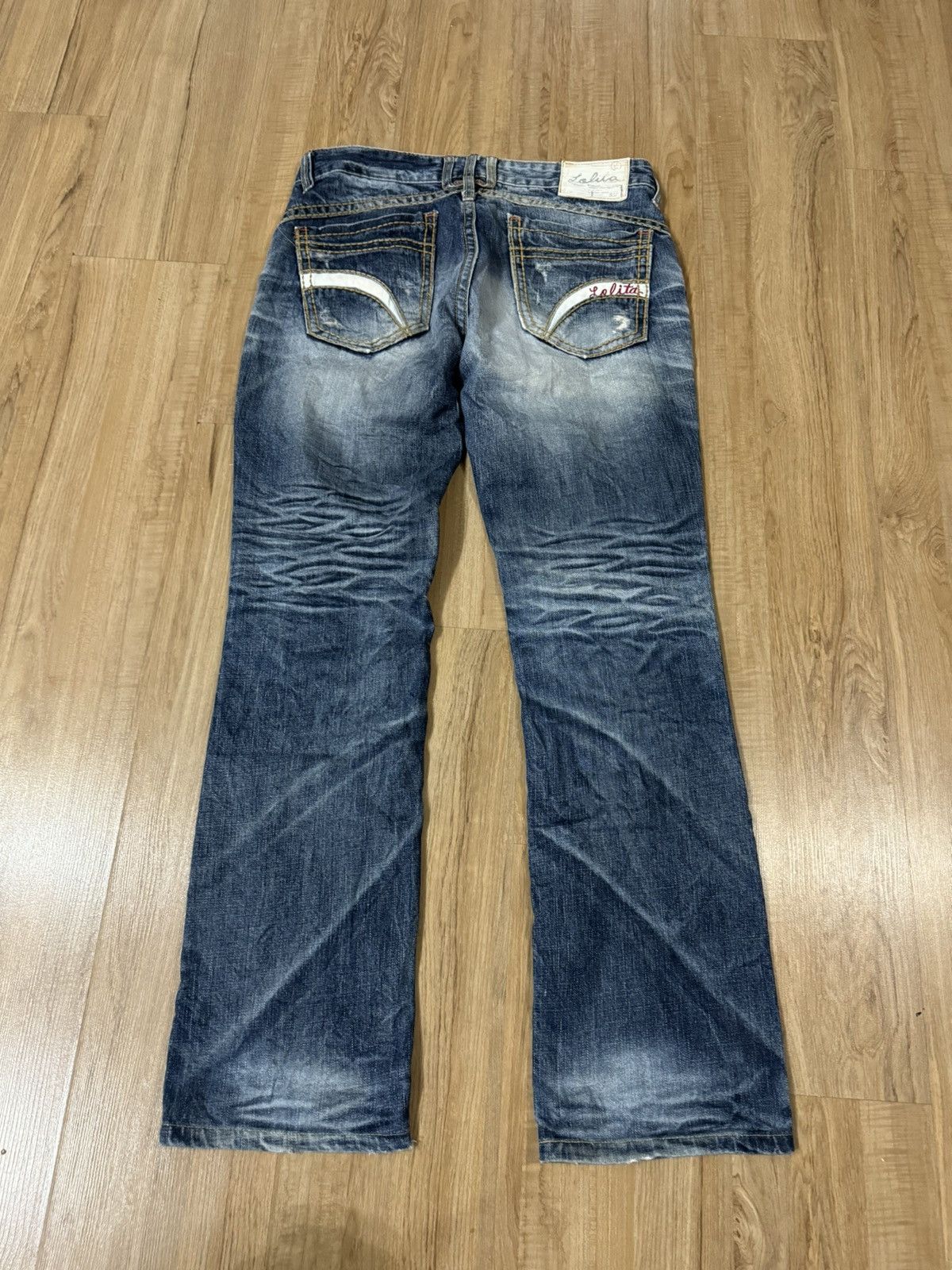 Japanese Brand LOLITA FLARE JEANS Size US 35 - 6 Thumbnail