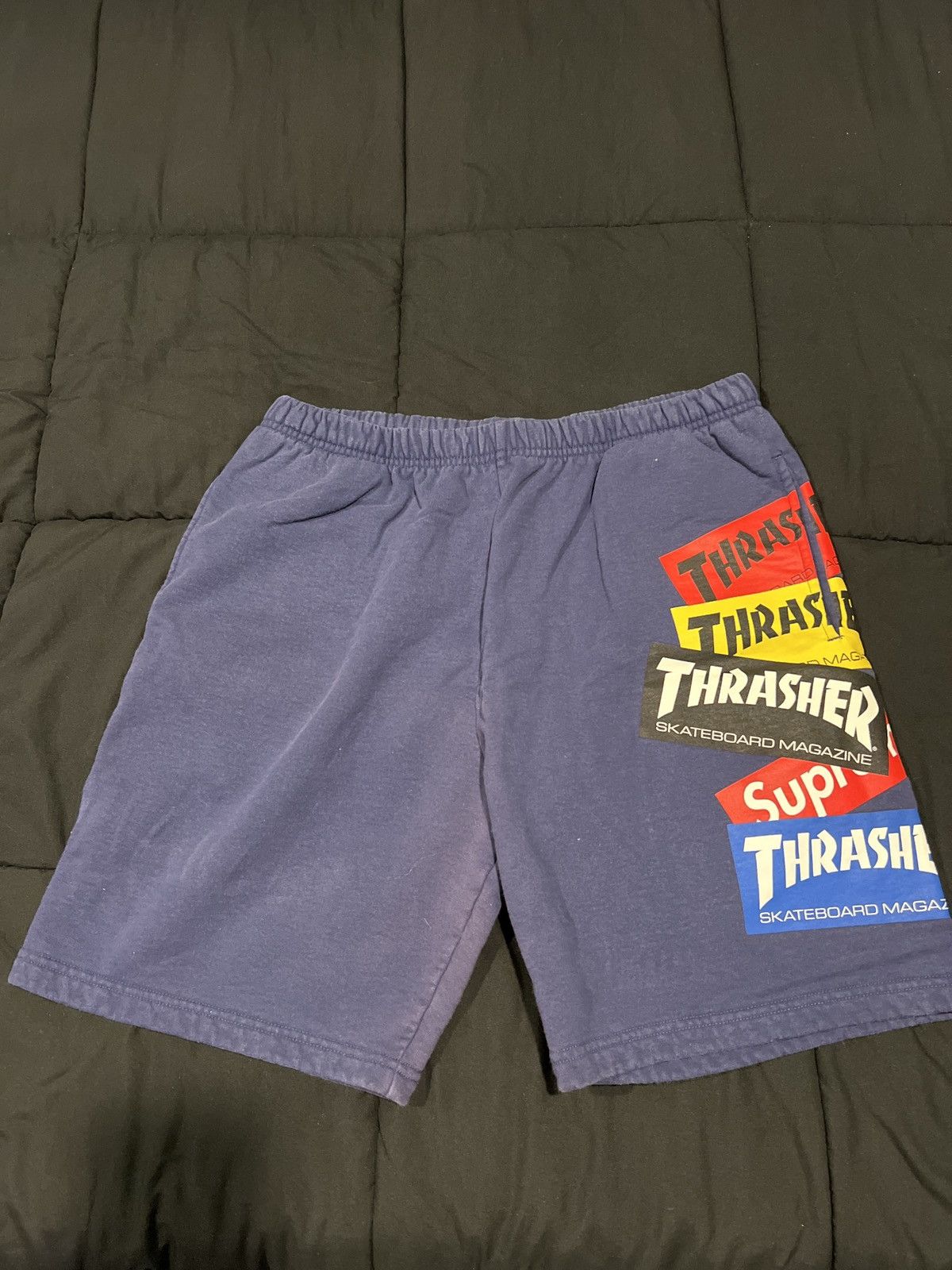 Supreme Supreme Thrasher Multi Logo Sweatshort | Grailed