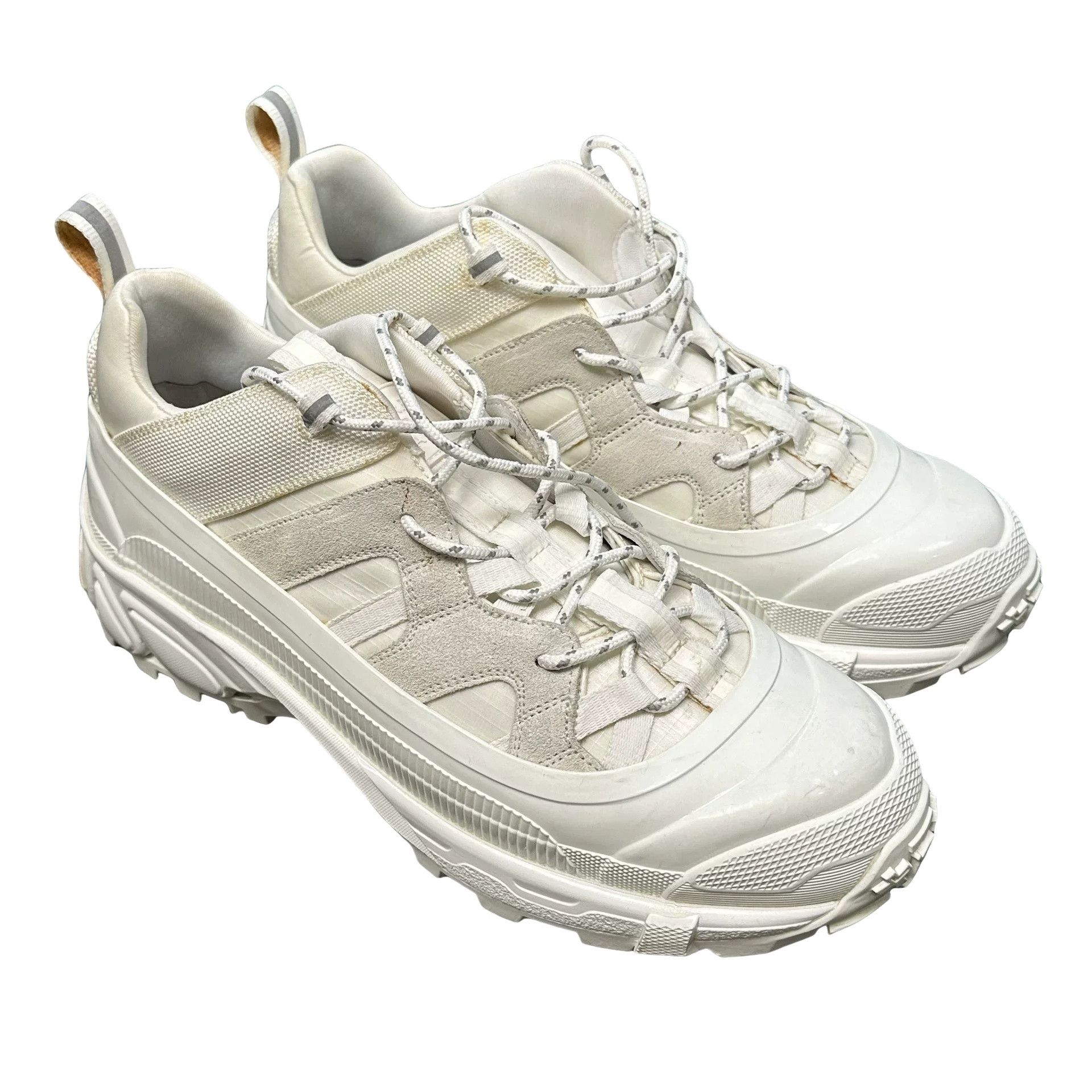 Burberry Burberry White Chunky Low-Top Sneakers Size 43 Size US 10 / EU 43 - 1 Thumbnail