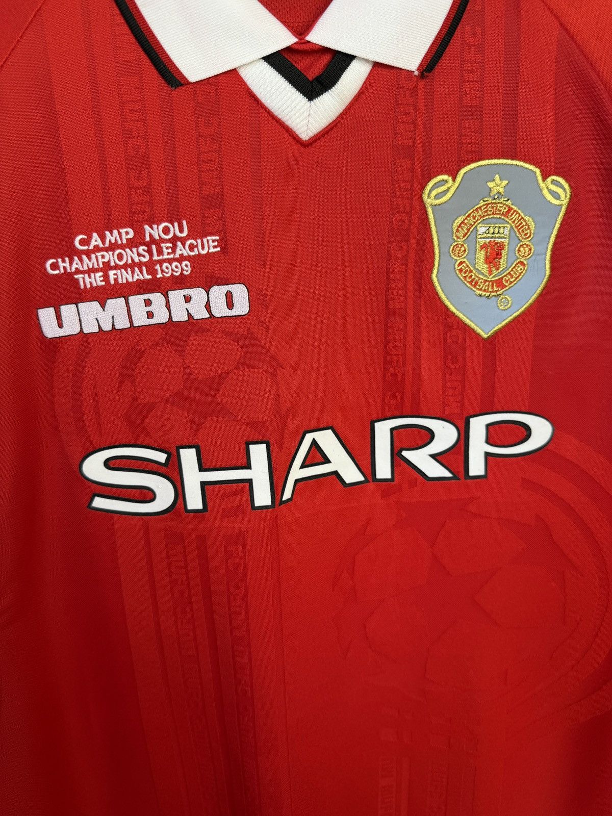 Vintage Vintage Manchester United Jersey Umbro SHARP 90s Size US L / EU 52-54 / 3 - 6 Thumbnail
