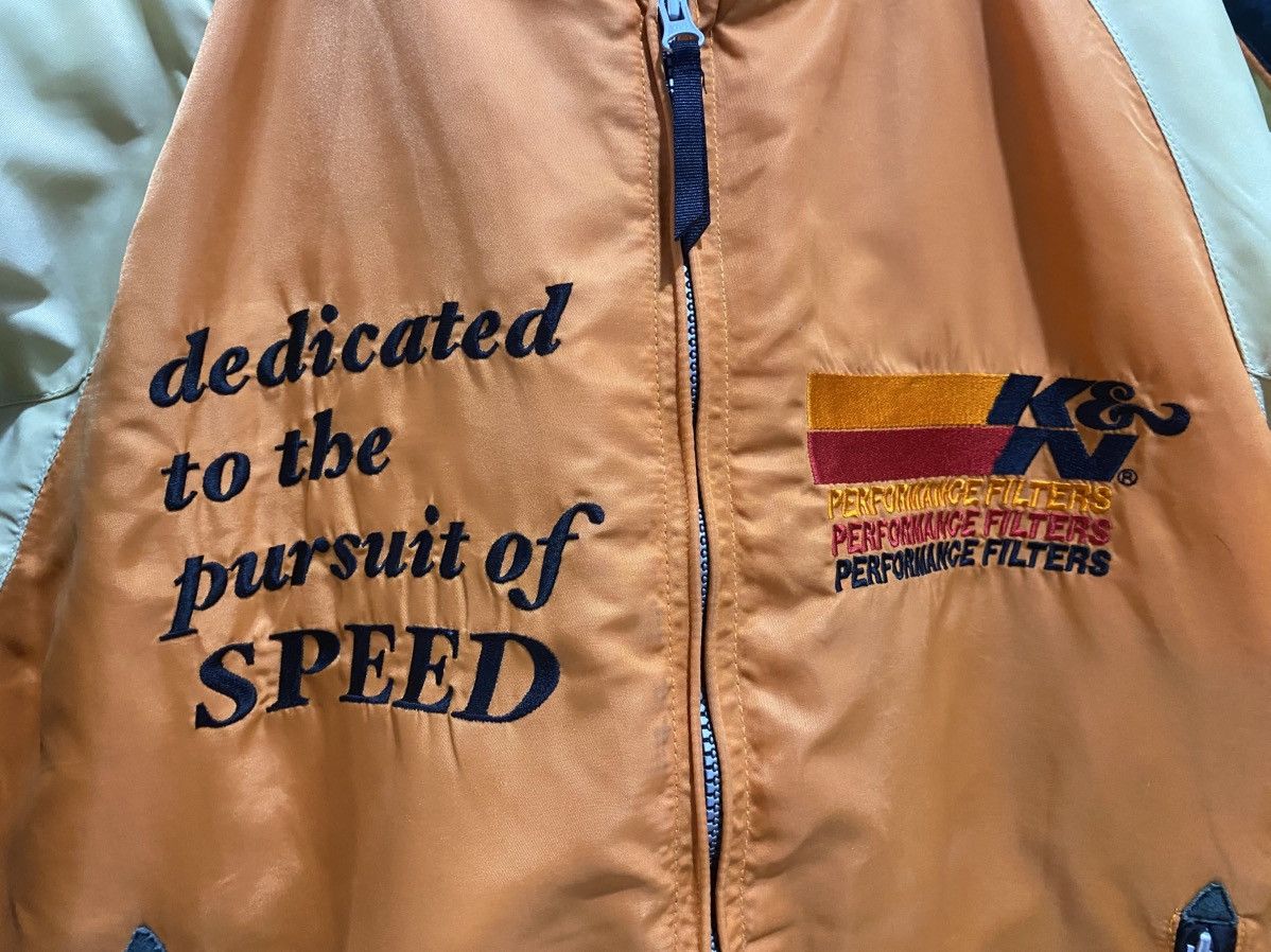 Japanese Brand Vintage K&N Performance Official Racing Bombers Team Size US L / EU 52-54 / 3 - 7 Thumbnail