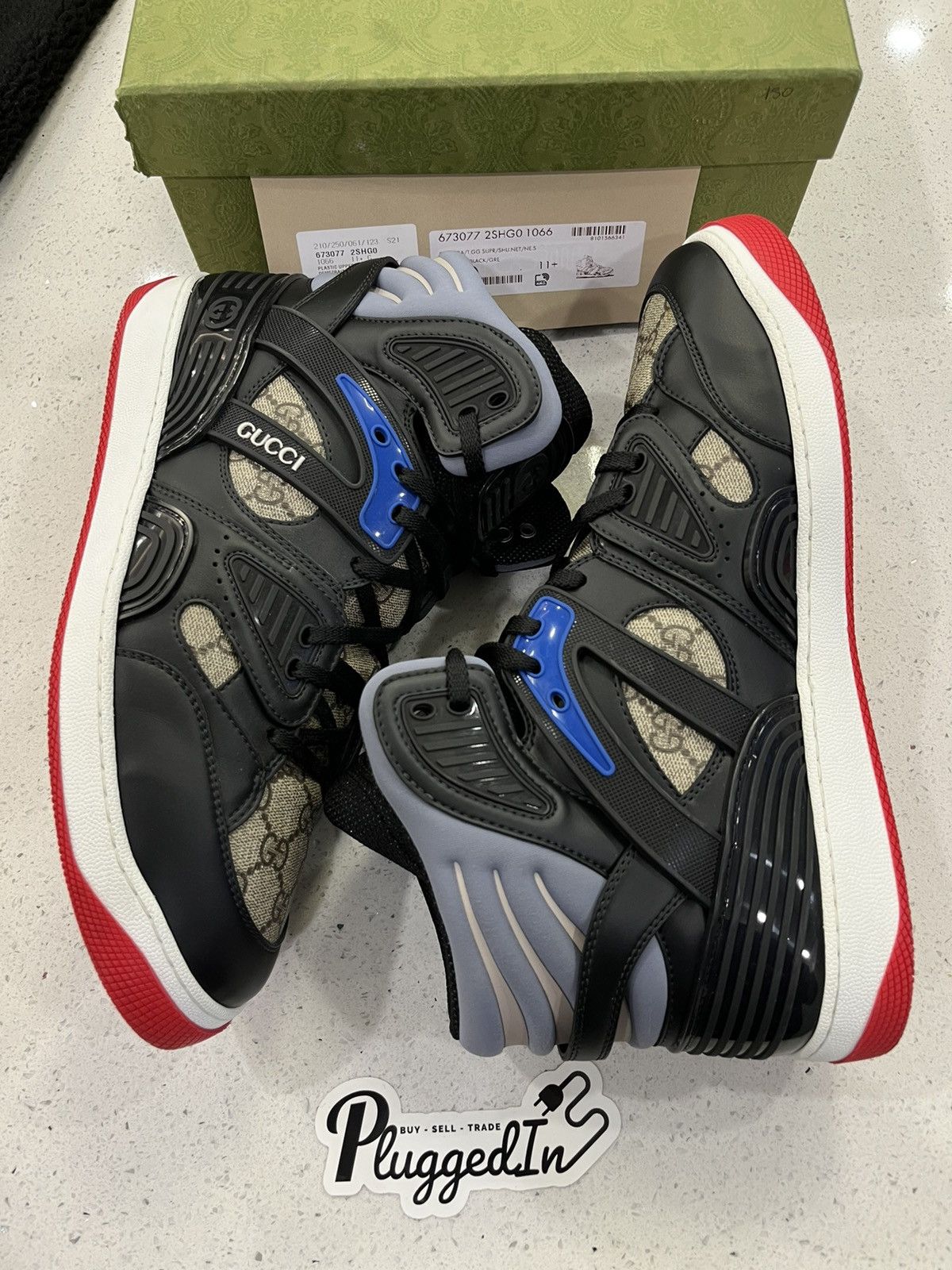 Gucci Gucci Hightop Sneakers Size US 11.5 / EU 44-45 - 3 Thumbnail