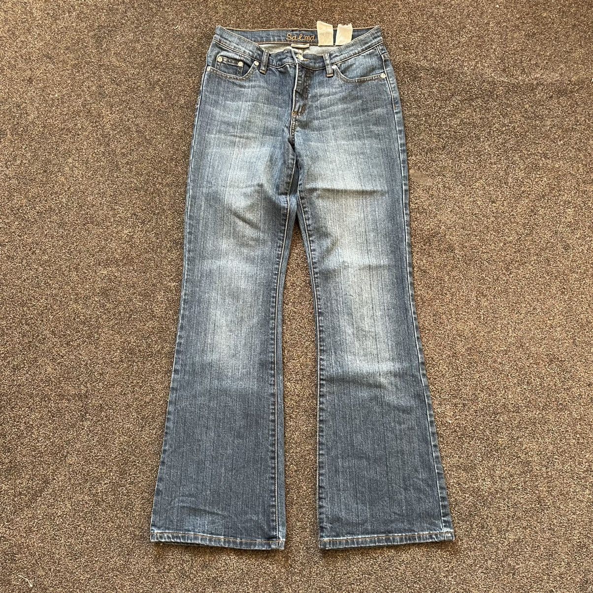 Vintage Vintage Y2K Faded Wide Leg Distressed Jeans Grunge Logo 30 Size 30" / US 8 / IT 44 - 1 Thumbnail