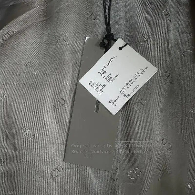 Other Dior Beige Cotton Blend Men's Coat . Size US L / EU 52-54 / 3 - 3 Thumbnail