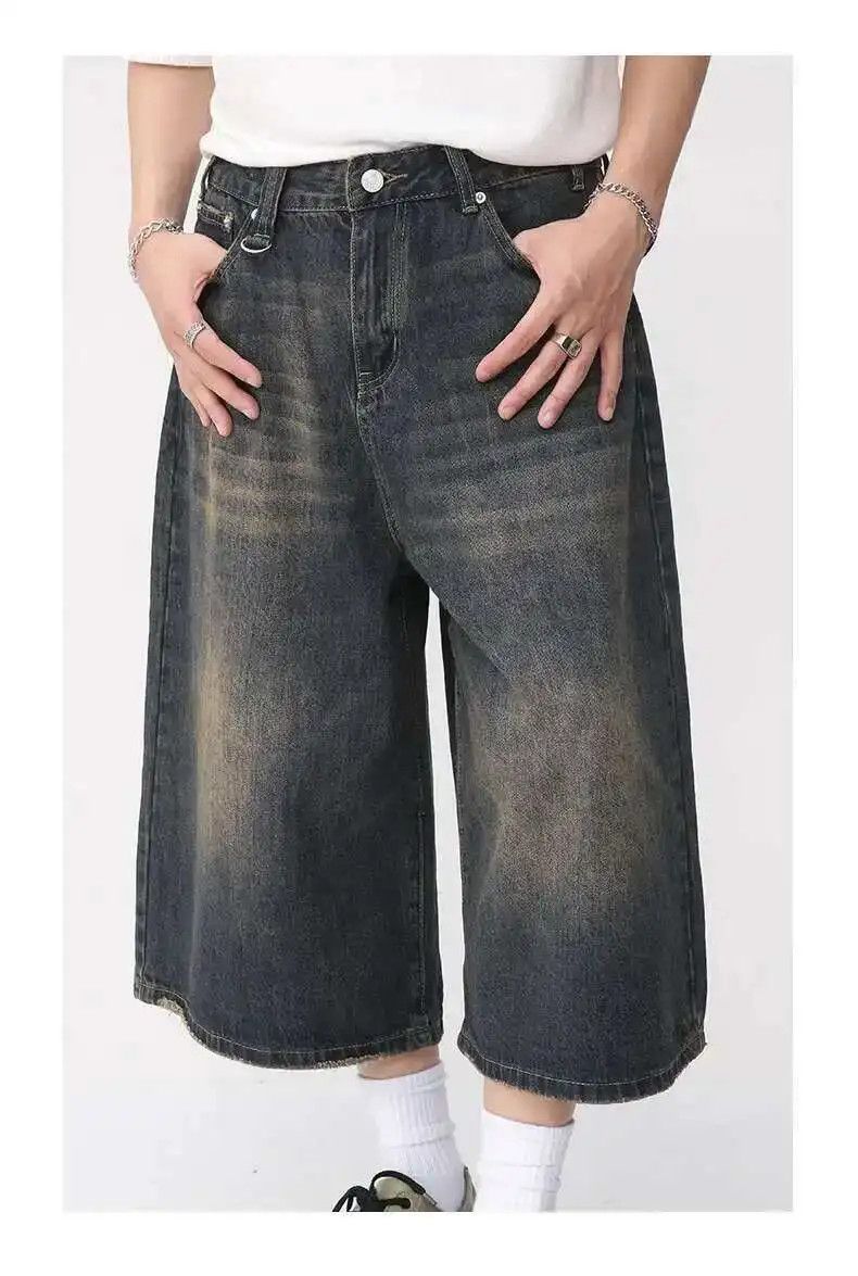 Japanese Brand Wide Leg Baggy Jeans Denim Size US 34 / EU 50 - 3 Thumbnail