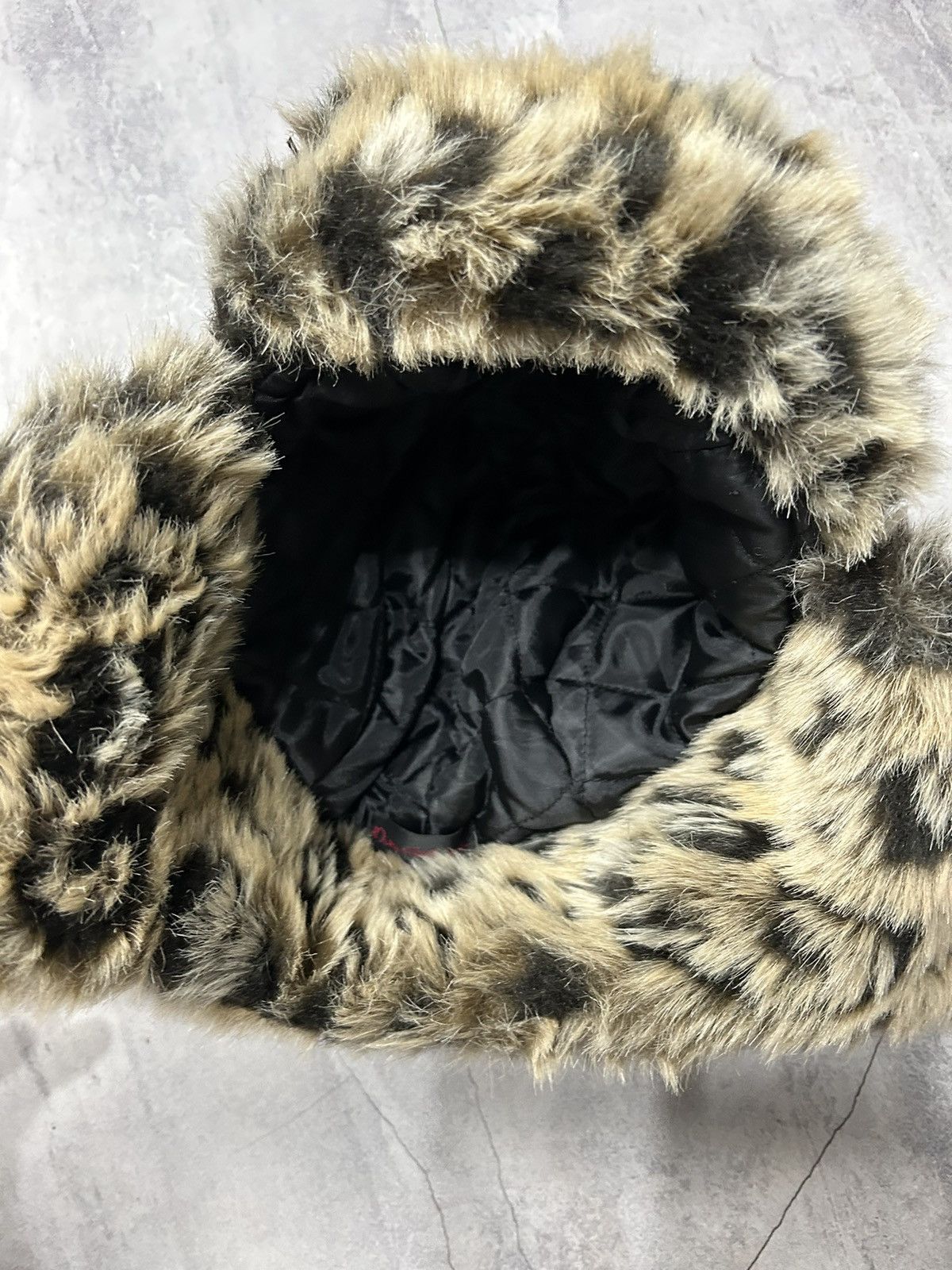 Hysteric Glamour × Vintage Vintage Hat Ushanka Mohair Fuzzy Y2K Cap Size ONE SIZE - 4 Thumbnail