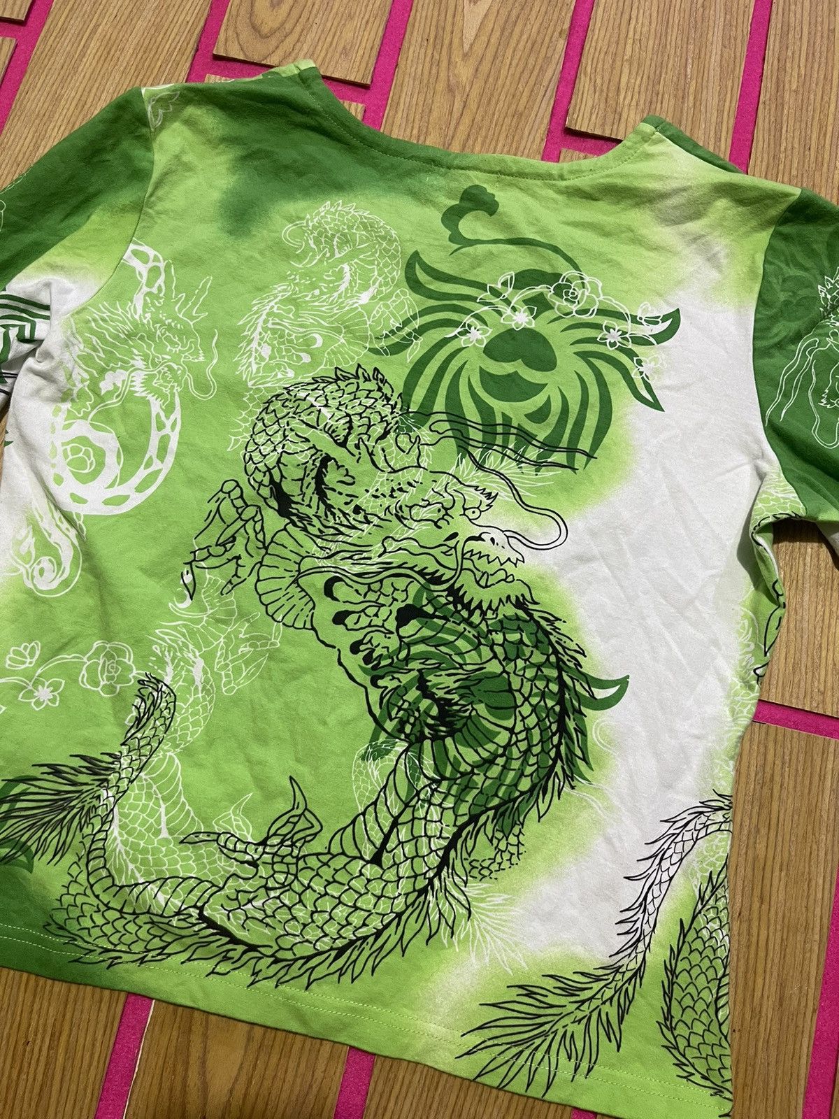 If Six Was Nine Y2K OTTO long sleeve tshirt picture dragon full print style Size M / US 6-8 / IT 42-44 - 5 Thumbnail