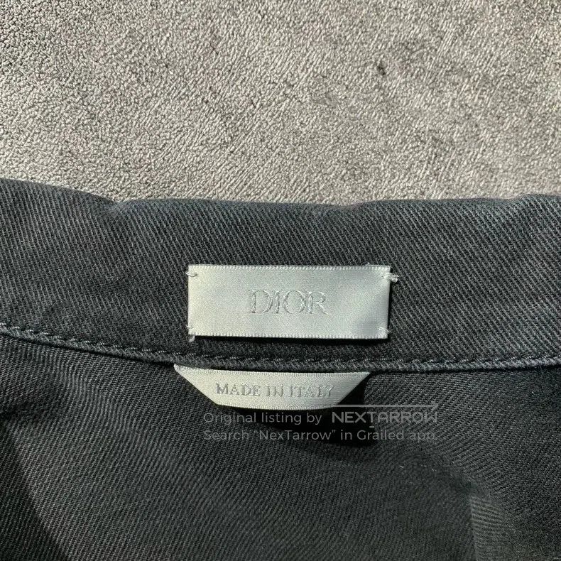 Dior Dior denim jacket with dark graffiti. Size US L / EU 52-54 / 3 - 4 Thumbnail