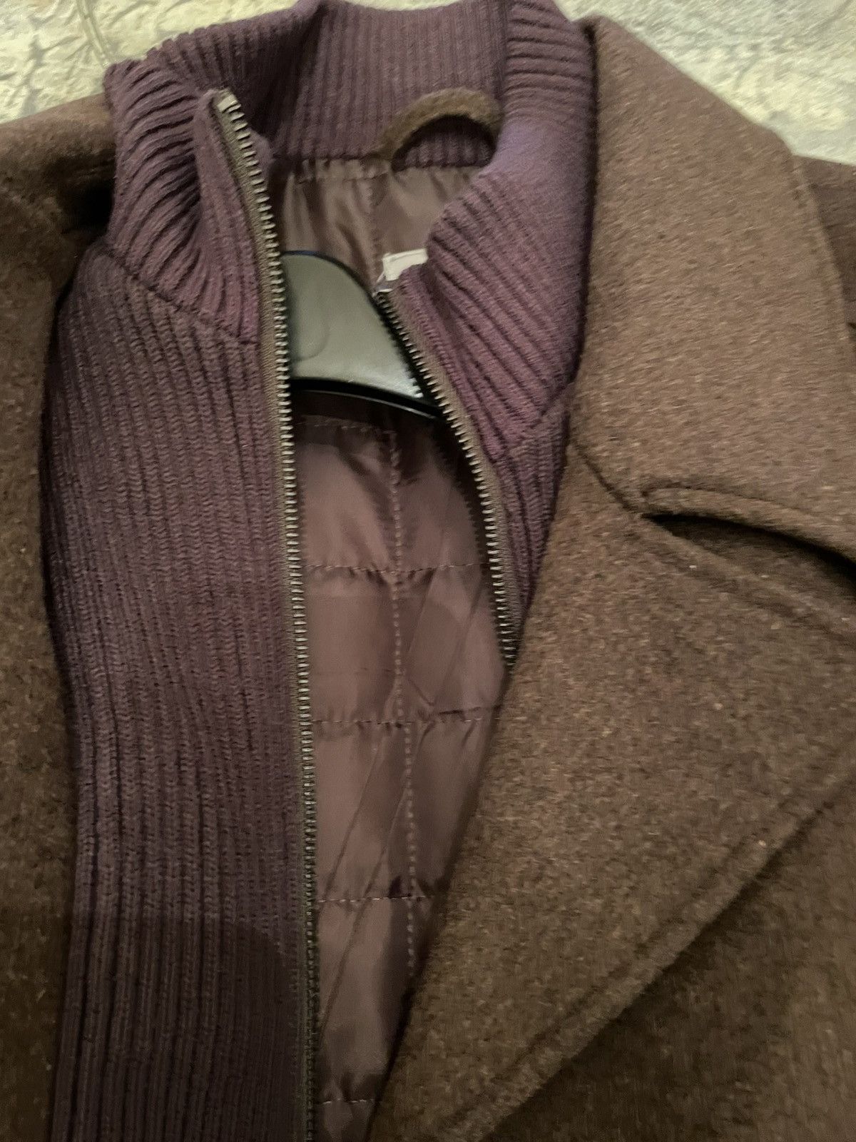 Kenneth Cole Kenneth Cole Double Breasted Coat with Bib Collar Size US XXL / EU 58 / 5 - 6 Thumbnail
