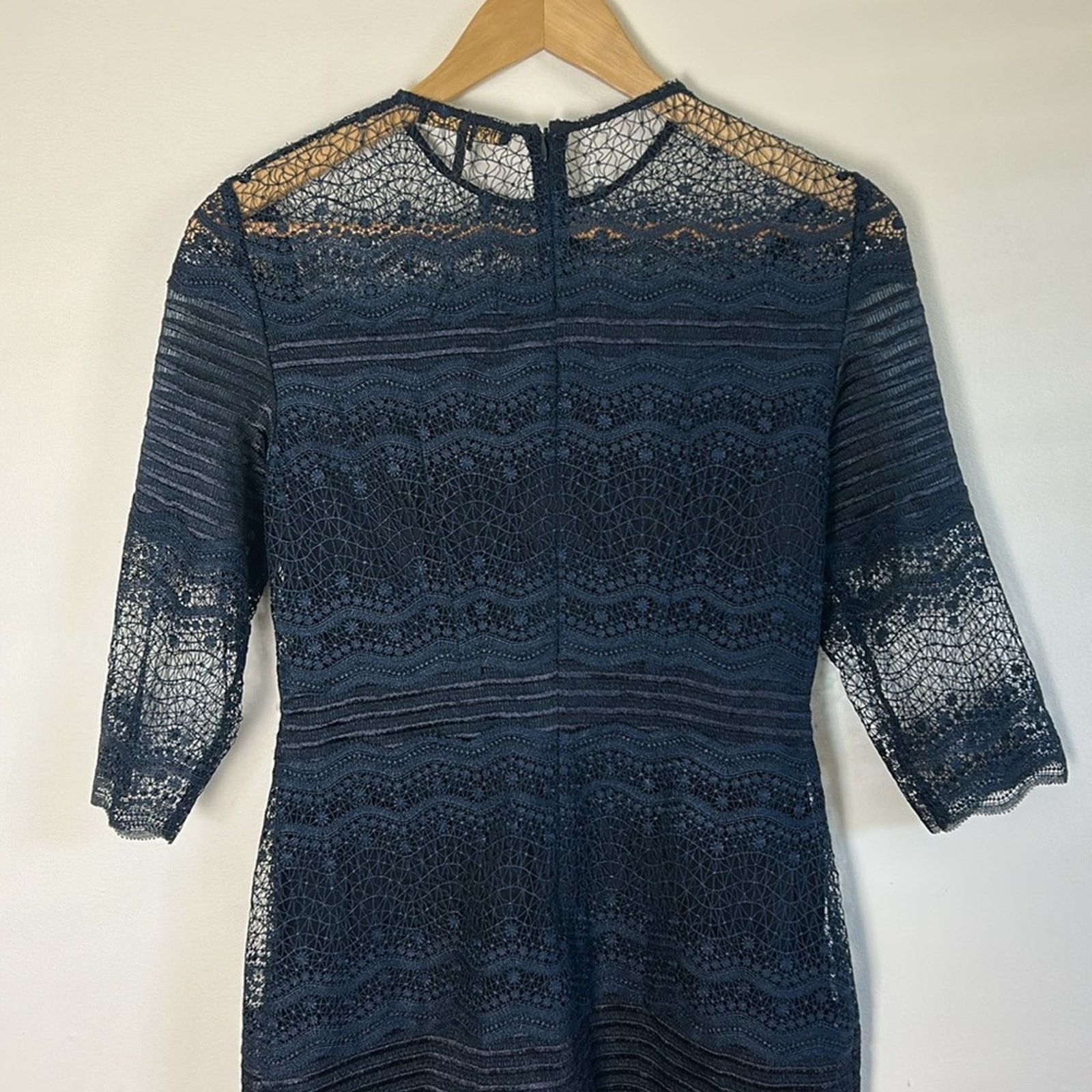 Maje Maje Rizzie Pleated Lace Mini Dress Size S / US 4 / IT 40 - 5 Thumbnail