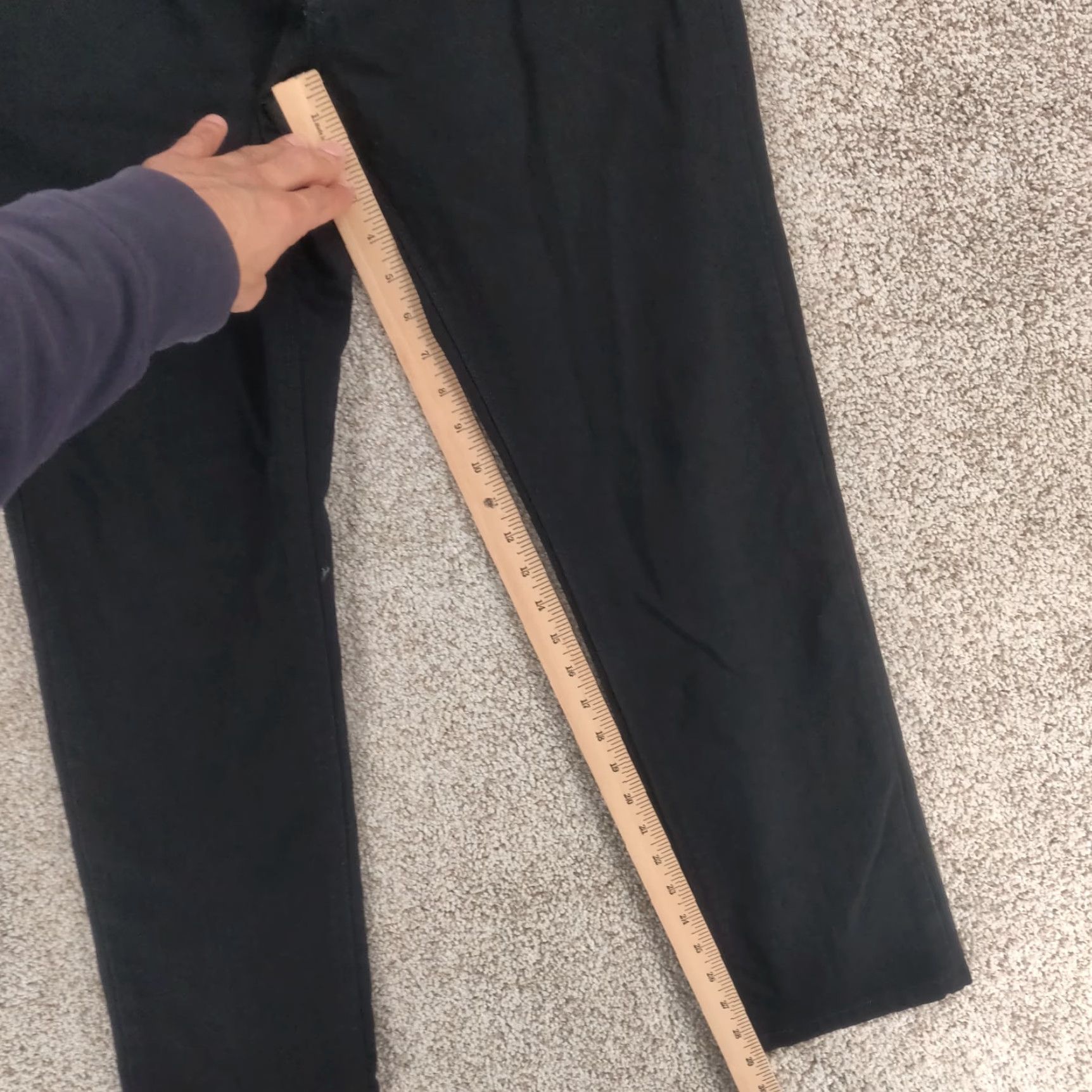 Mott & Bow Mott & Bow Jeans Mens 32x30 Slim Fit Black Denim Straight Stretch 5-Pocket Logo City Casual Fall Winter Spring Summer Mens Size US 32 / EU 48 - 4 Thumbnail