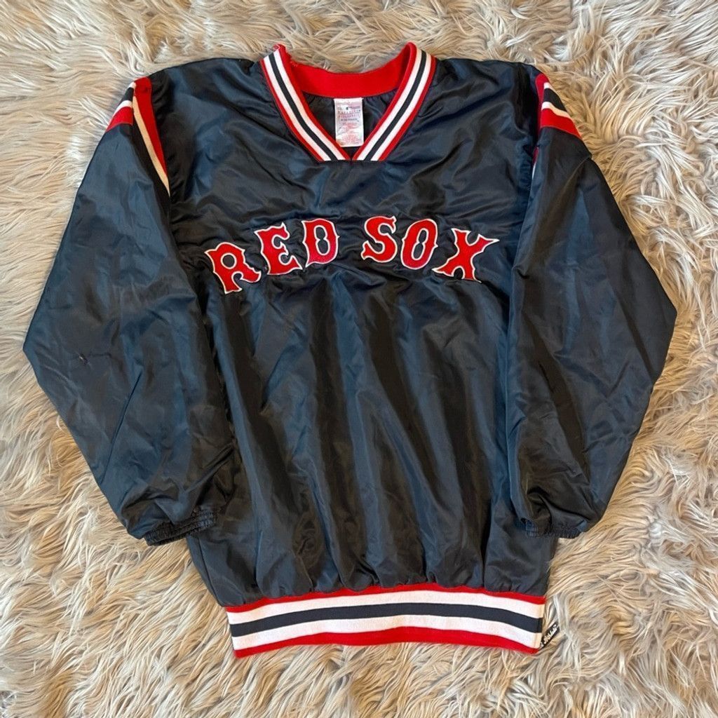 Starter Red Sox crewneck windbreaker size 14/16 kids Size US M / EU 48-50 / 2 - 1 Thumbnail
